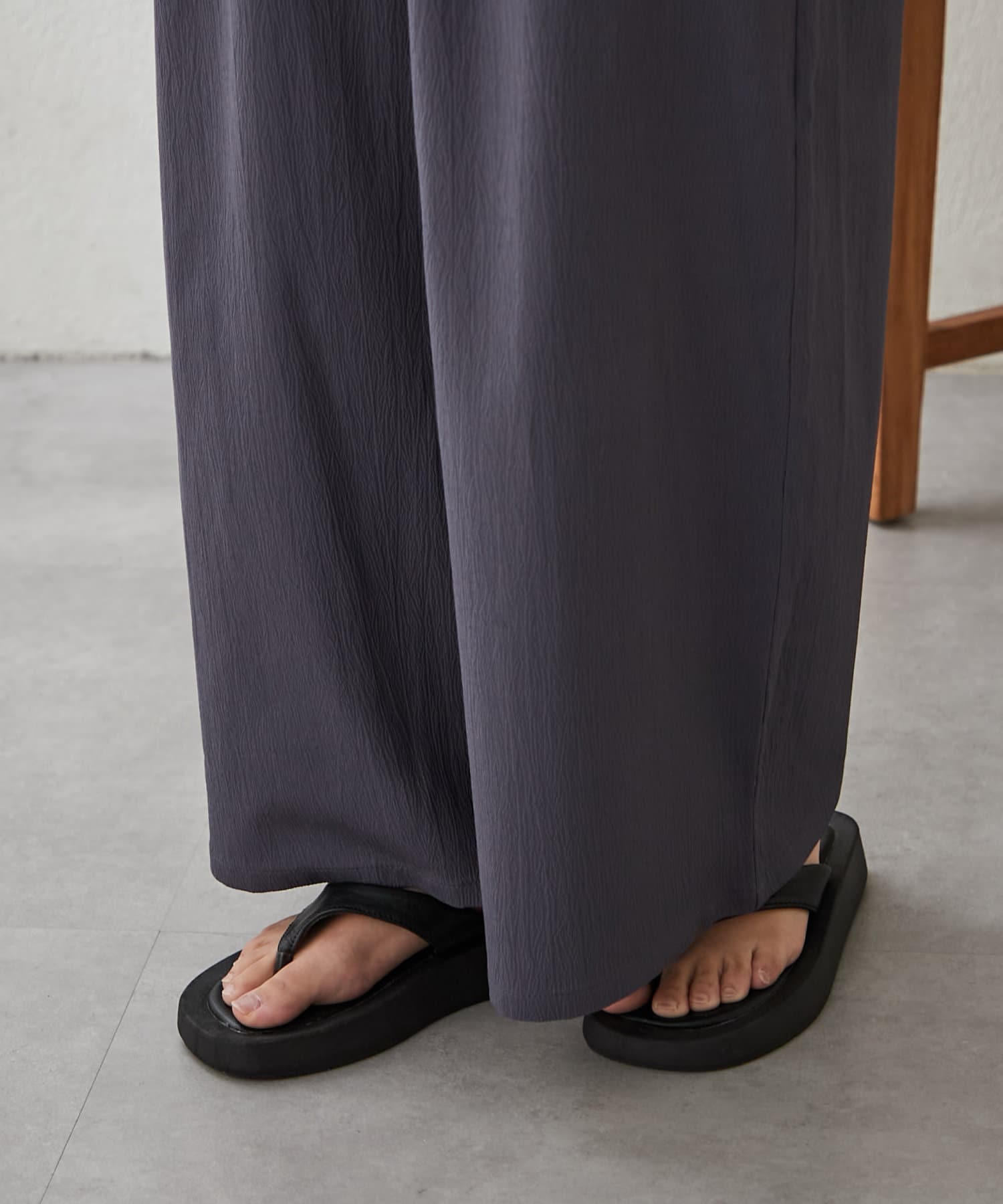 Remind me and forever(リマインドミーアンドフォーエバー) 《細見えシルエット》ウエストタックサロペット