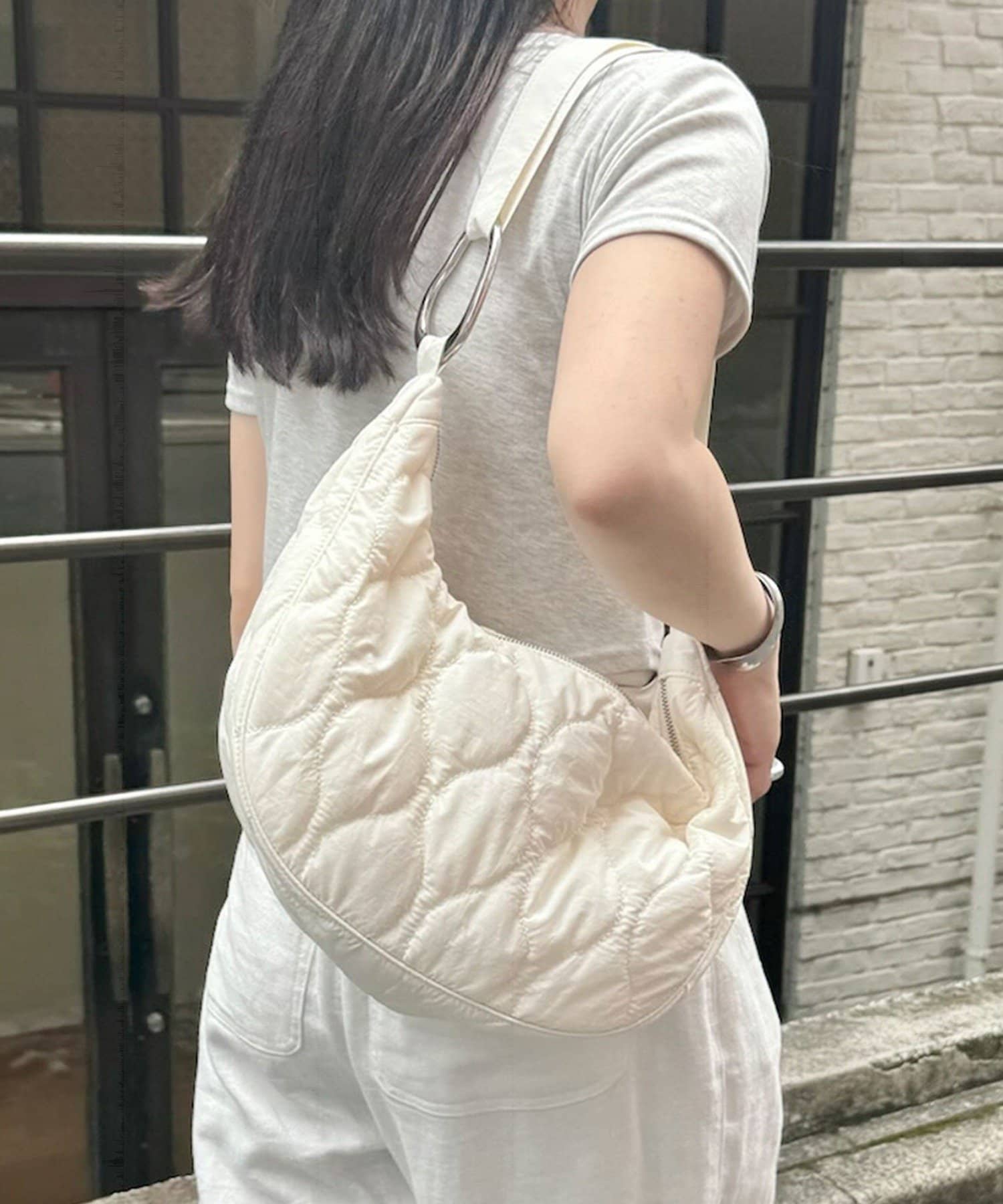 mystic(ミスティック) loti キルティングクロワッサンBAG