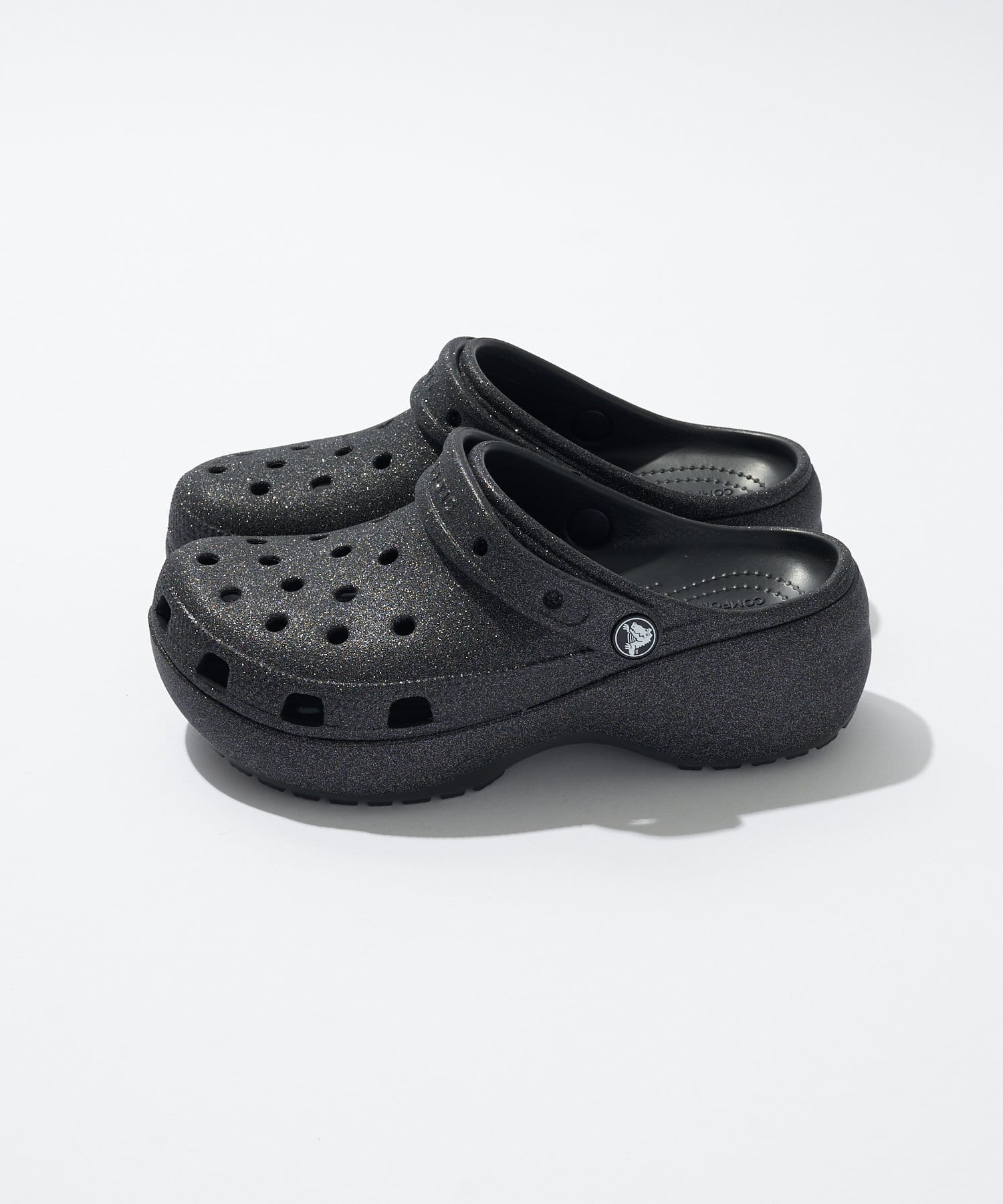 crocs/クロックス】クラシック プラットフォーム グリッター