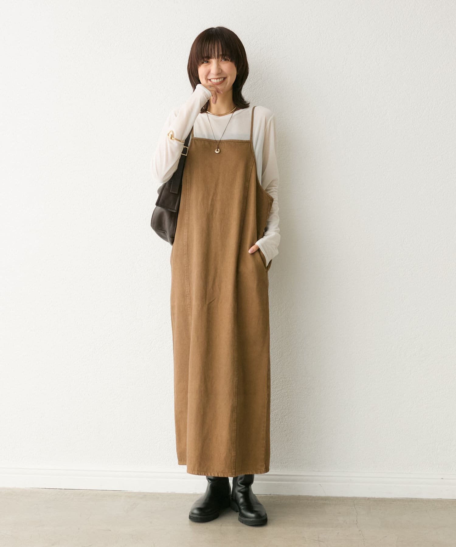 rmineさま専用　わんぴ セール】 ラベンダープリントミディワンピース （ロング・マキシ