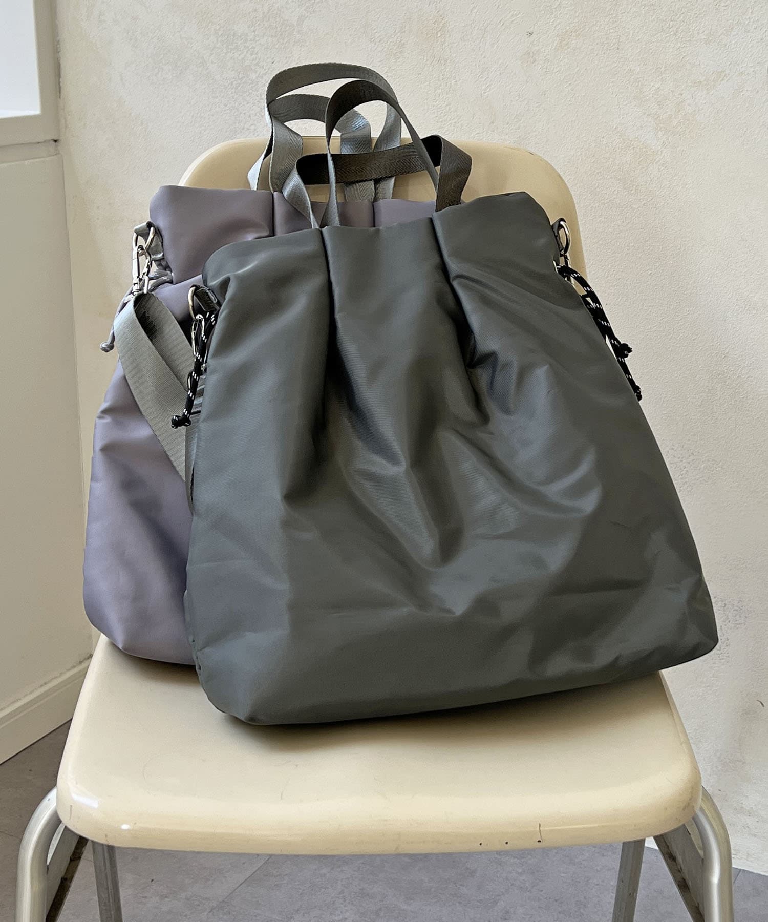 2wayギャザーナイロントート | Croisiere(クロジエール