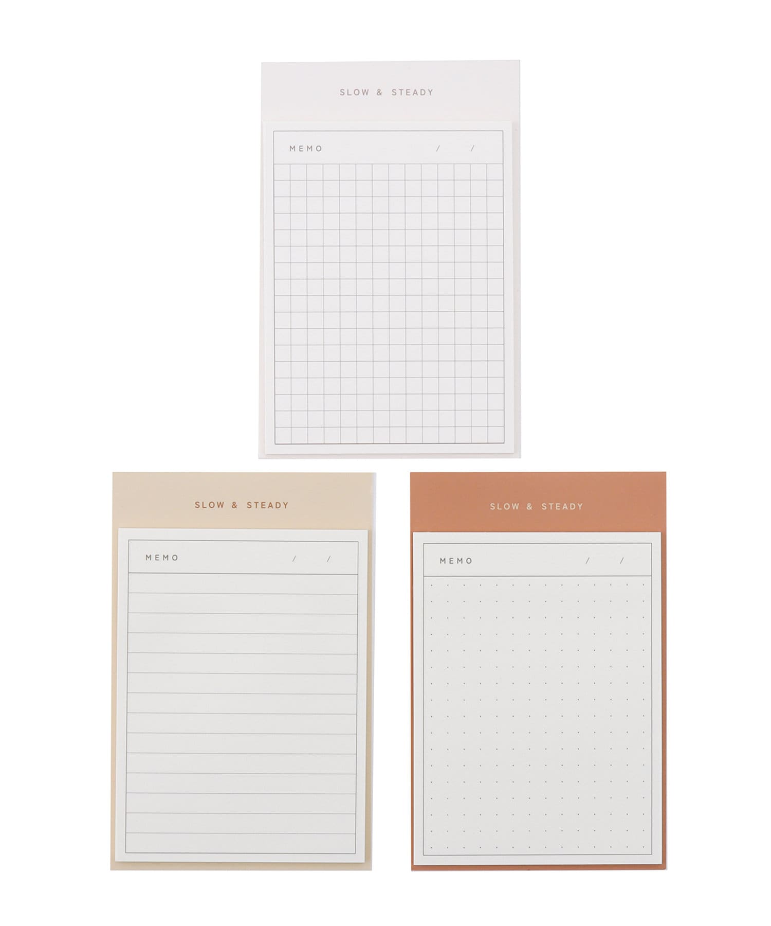 3COINS(スリーコインズ) メモふせん3個セット／NuanceColor Stationery