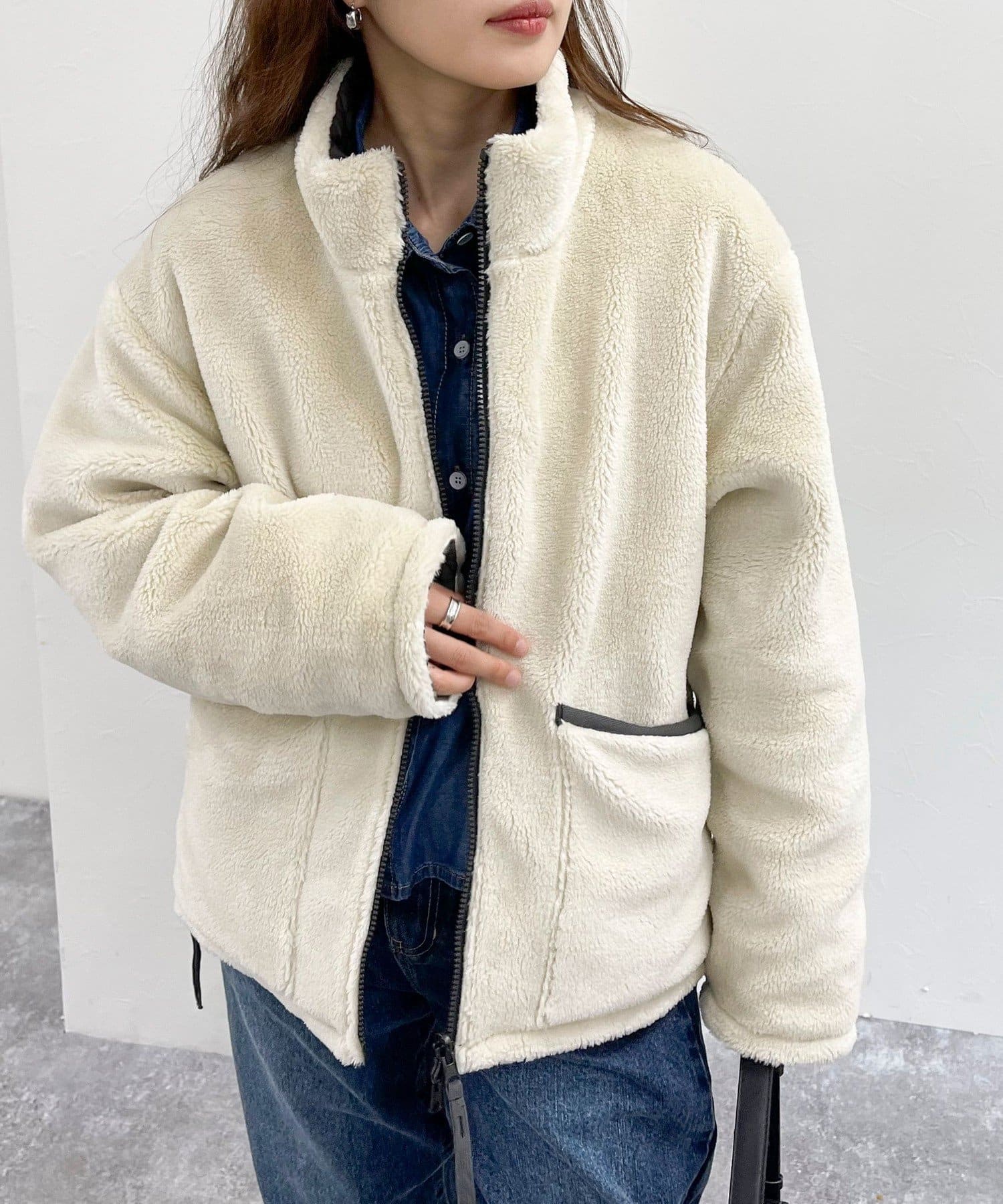 別注】【TAION×fredyemue】リバーシブルハイネックダウン