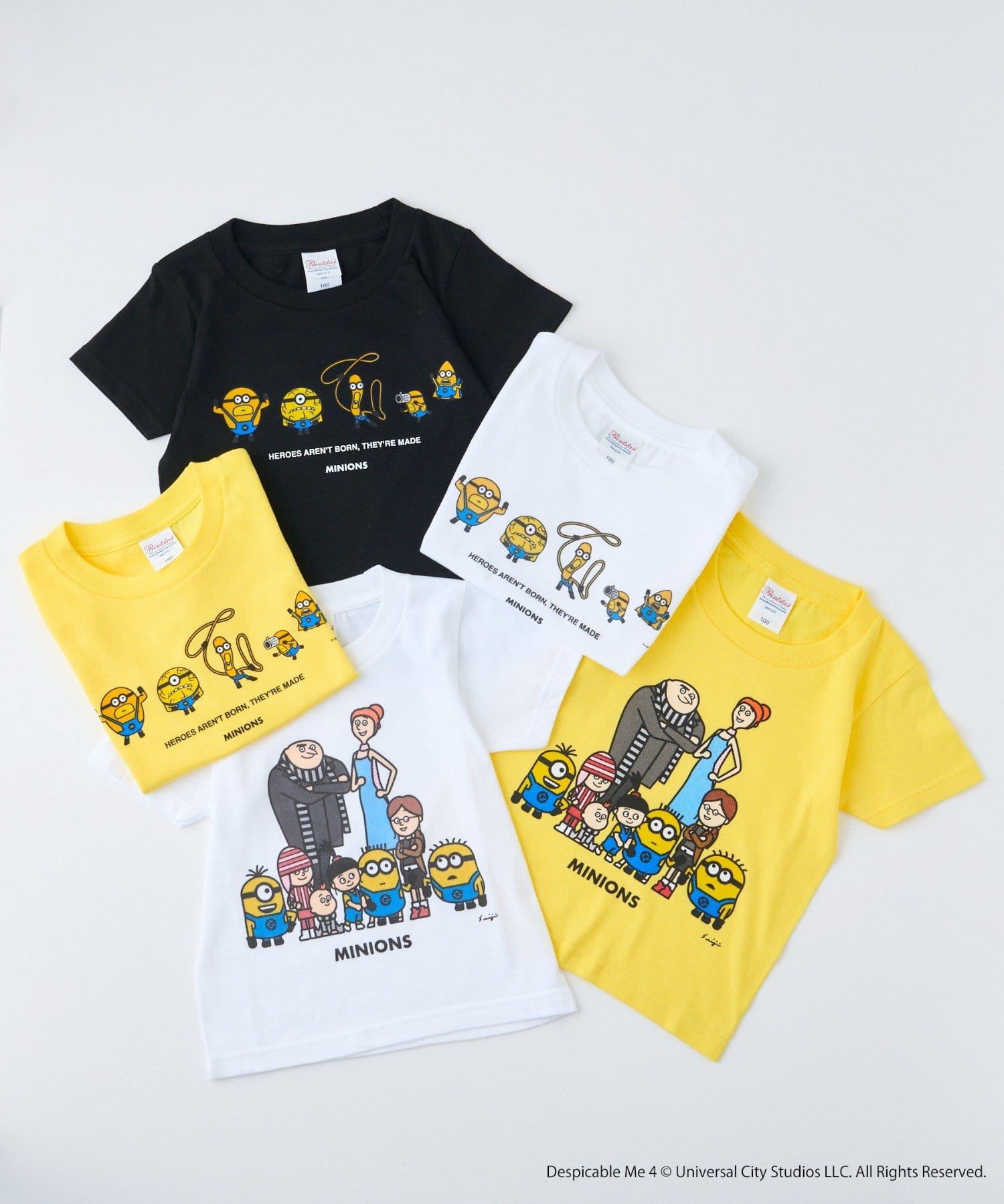 CIAOPANIC TYPY(チャオパニックティピー) 【松本セイジ×ミニオン】KIDS怪盗グルーファミリーTEE