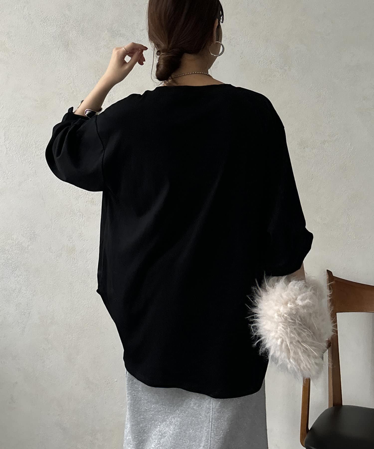 DOUDOU(ドゥドゥ) 【WEB限定】SecreteフロッキーロンTEE