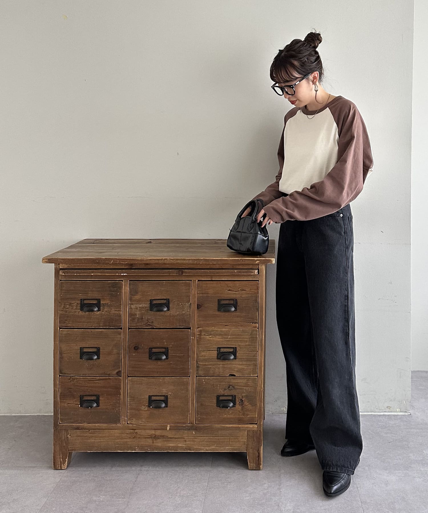 DISCOAT(ディスコート) 【WEB限定/ユニセックス】ラグランビッグTシャツ