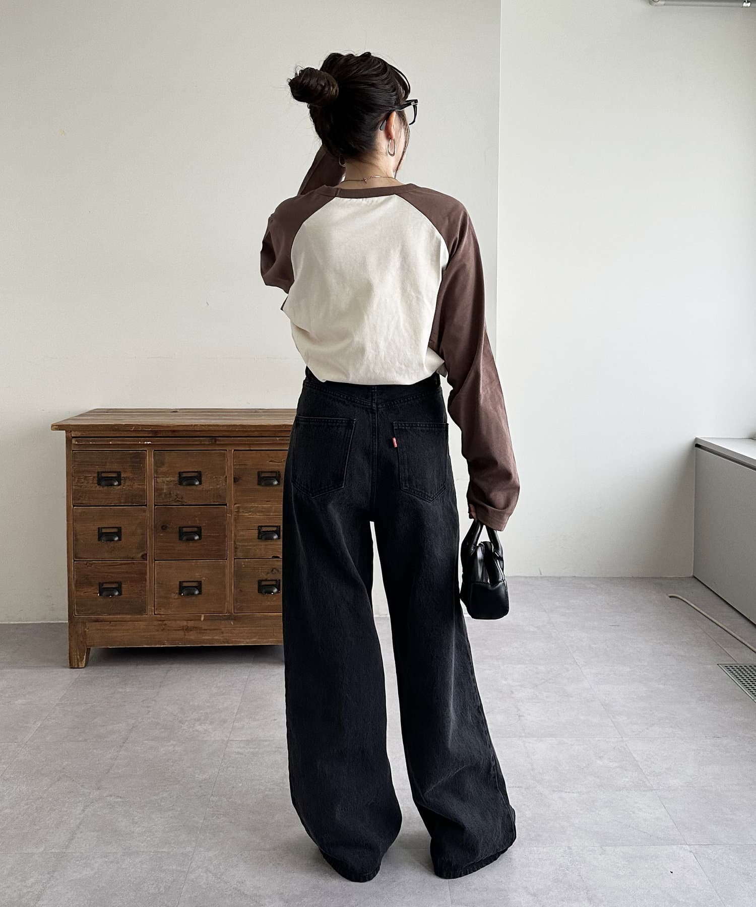 DISCOAT(ディスコート) 【WEB限定/ユニセックス】ラグランビッグTシャツ