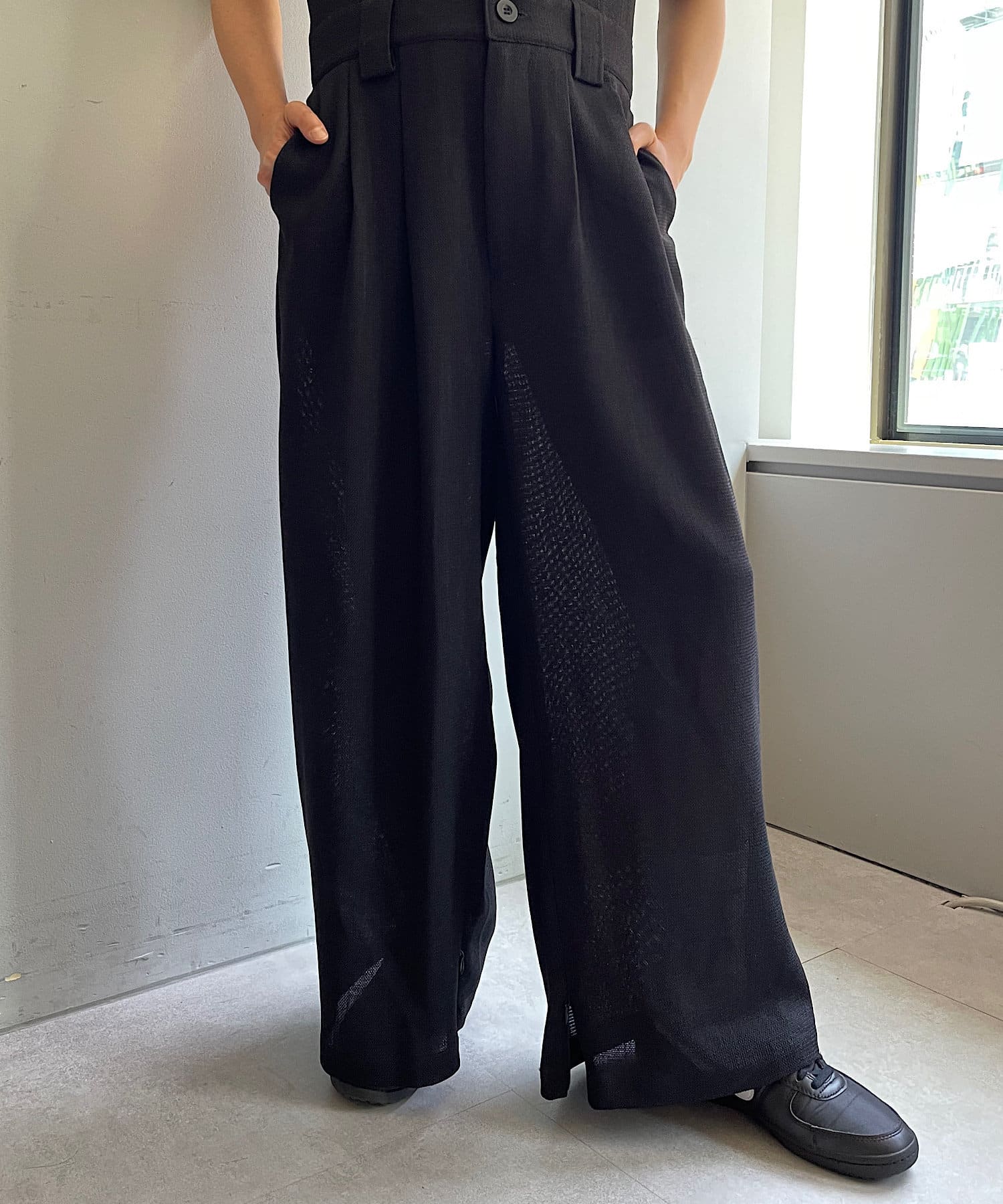 Pasterip(パセリ) KARAMI short sleeve jump suit