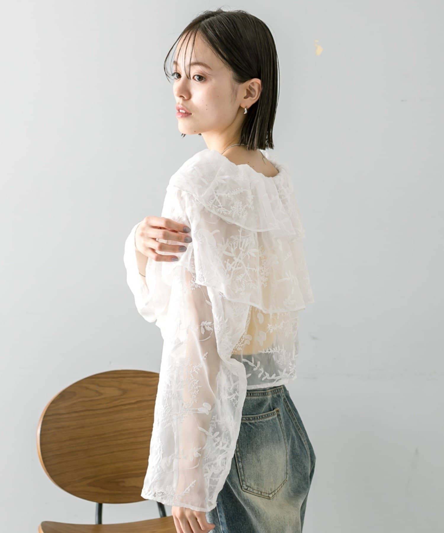 フィグ　レースボレロブラウス レースボレロ（シャツ/ブラウス）｜Whim Gazette（ウィム