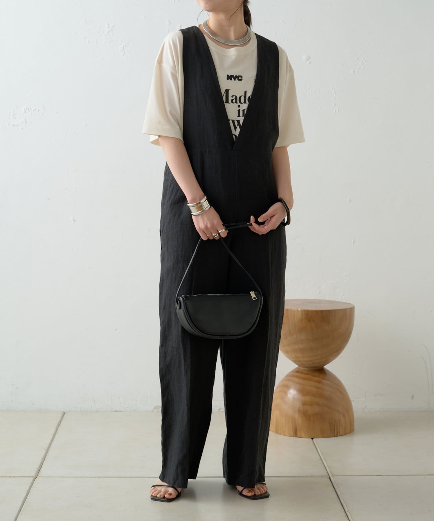 Omekashi】2WAYリネンオールインワン | OUTLET(アウトレット