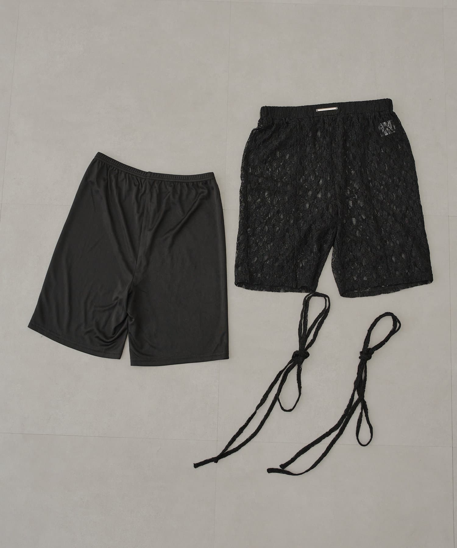 OUTLET(アウトレット) 【Chico】レースバイカーパンツ