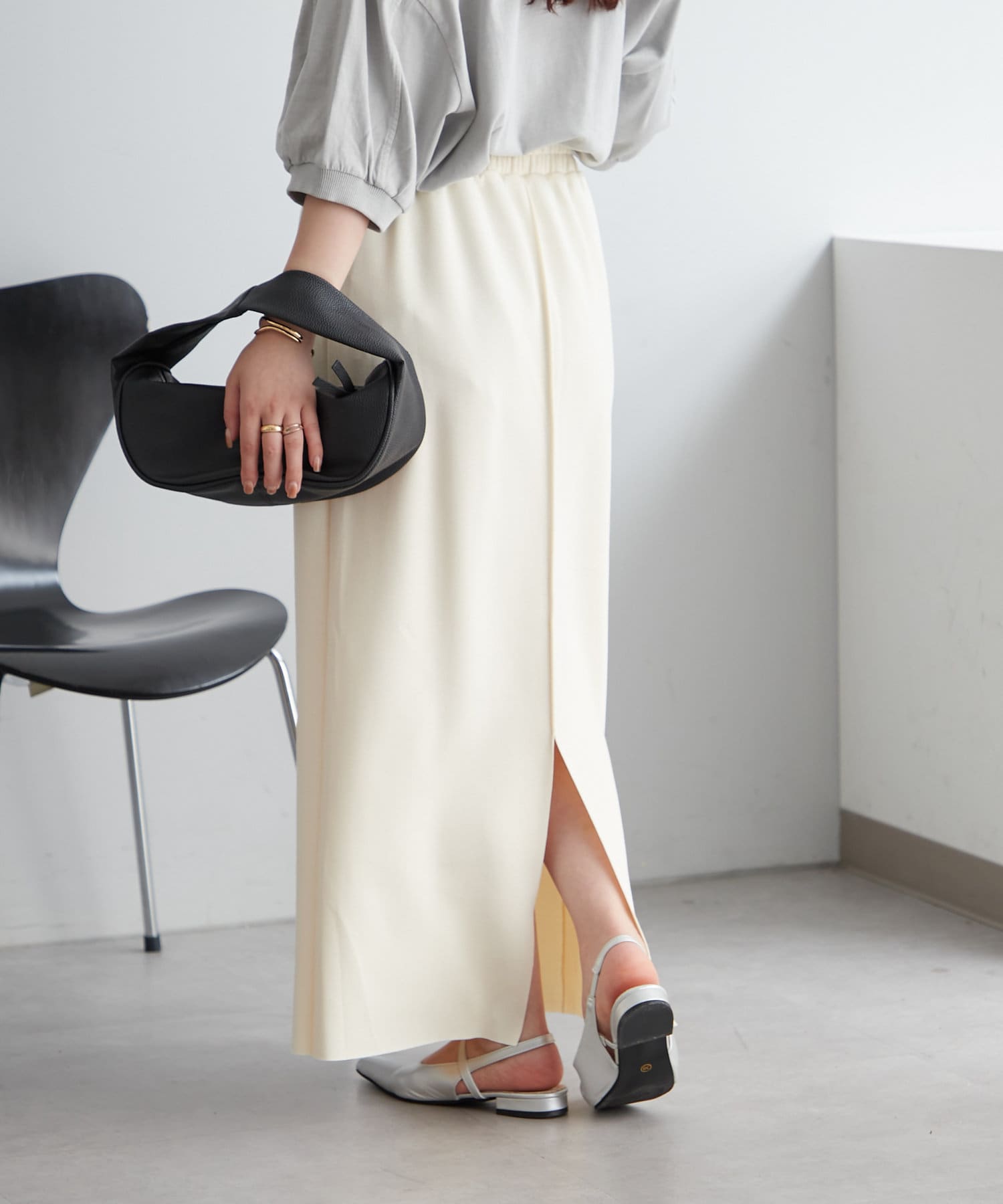 スタイルアップ効果あり】【nao】カットポンチナロースカート | Remind