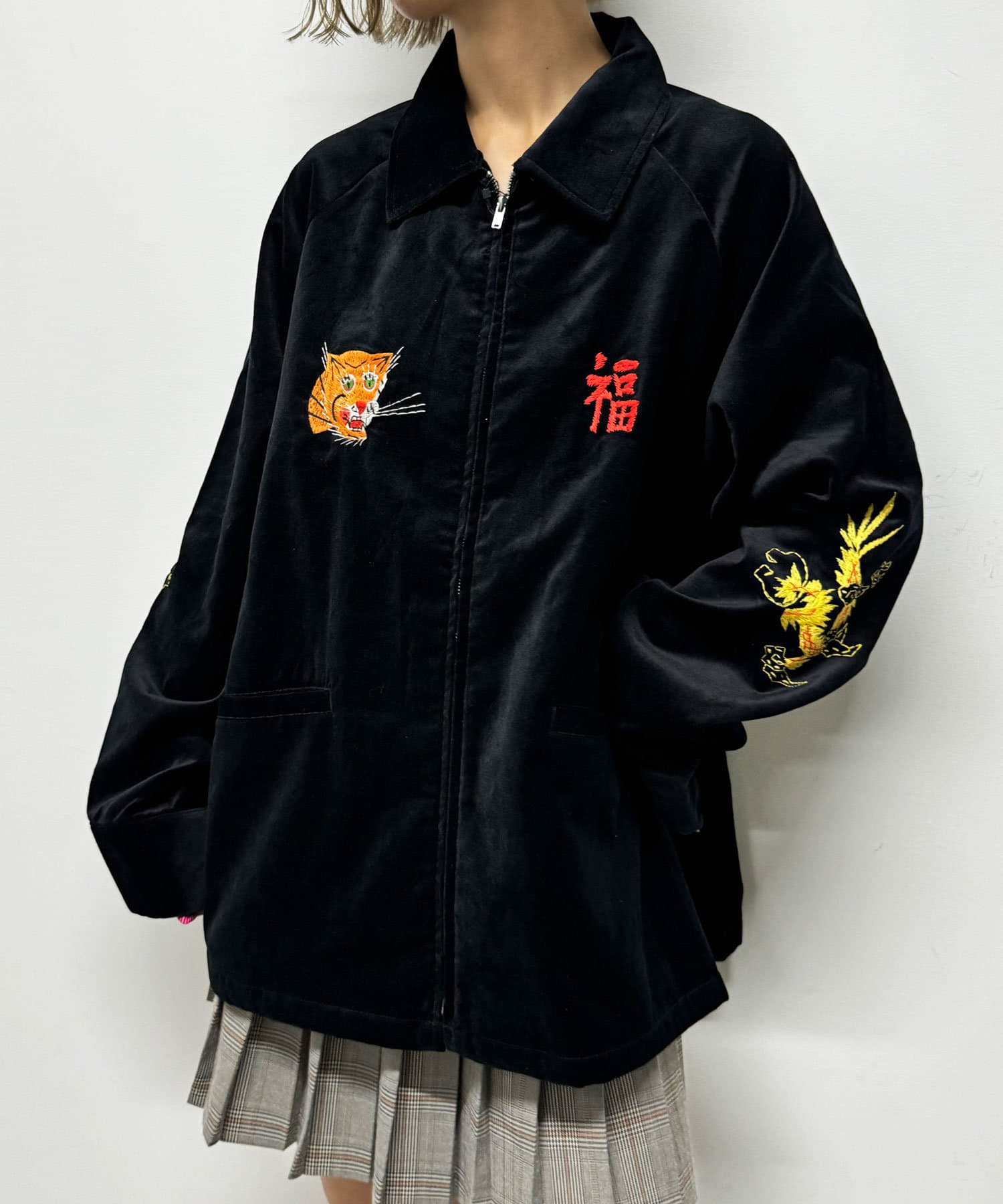 CIAOPANIC(チャオパニック) 【THRIFTY LOOK/スリフティールック】SOUVENIR VIET-NAM JACKET COTTON VELOUR