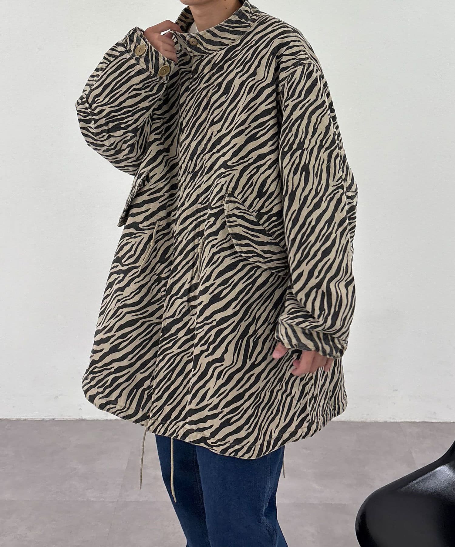 チャオズ MADE IN STANDARD/メイドインスタンダード】PRINTED M65 FISHTAIL LONG