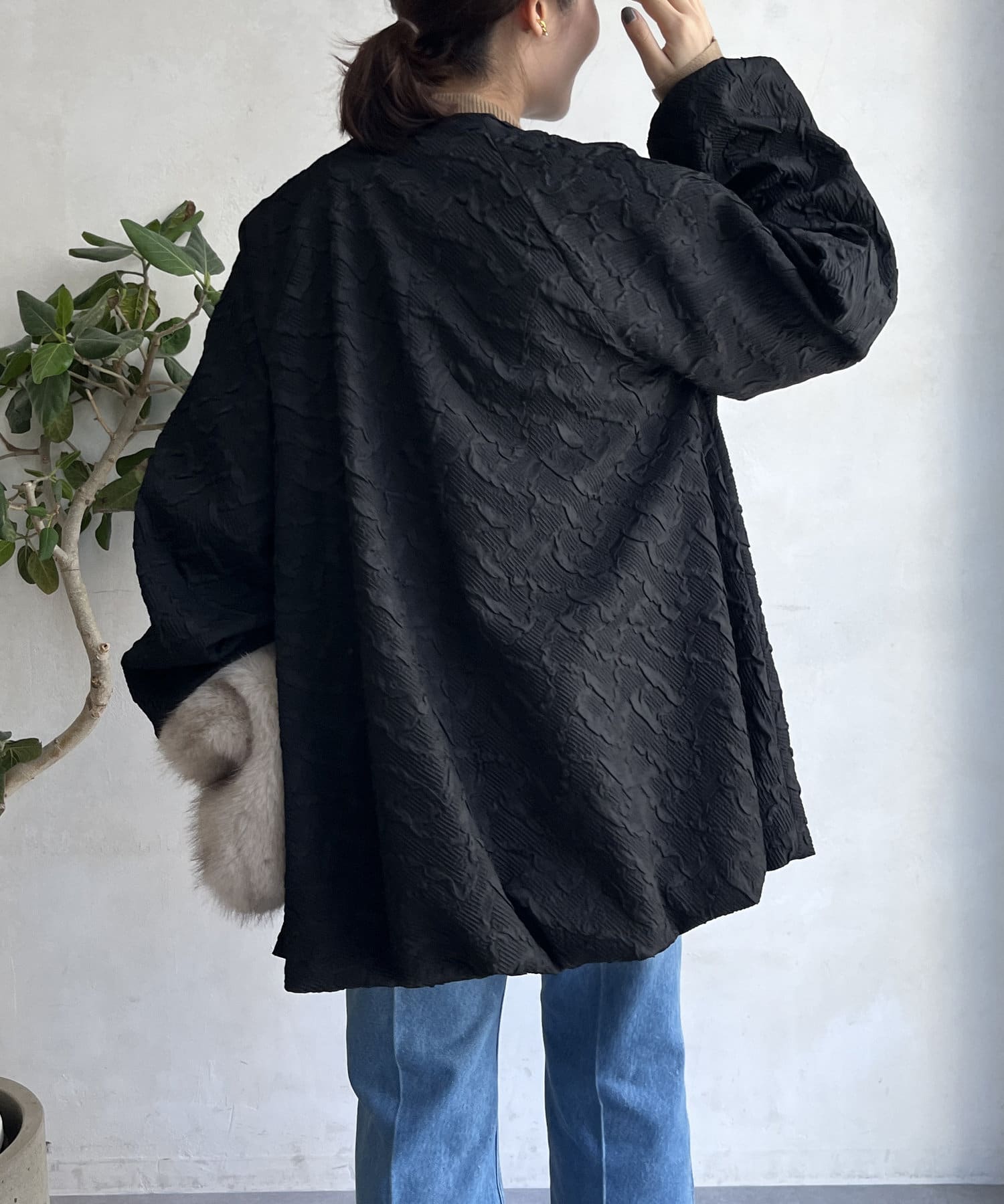 DOUDOU(ドゥドゥ) 【WEB限定】フクレジャガードバルーンコート