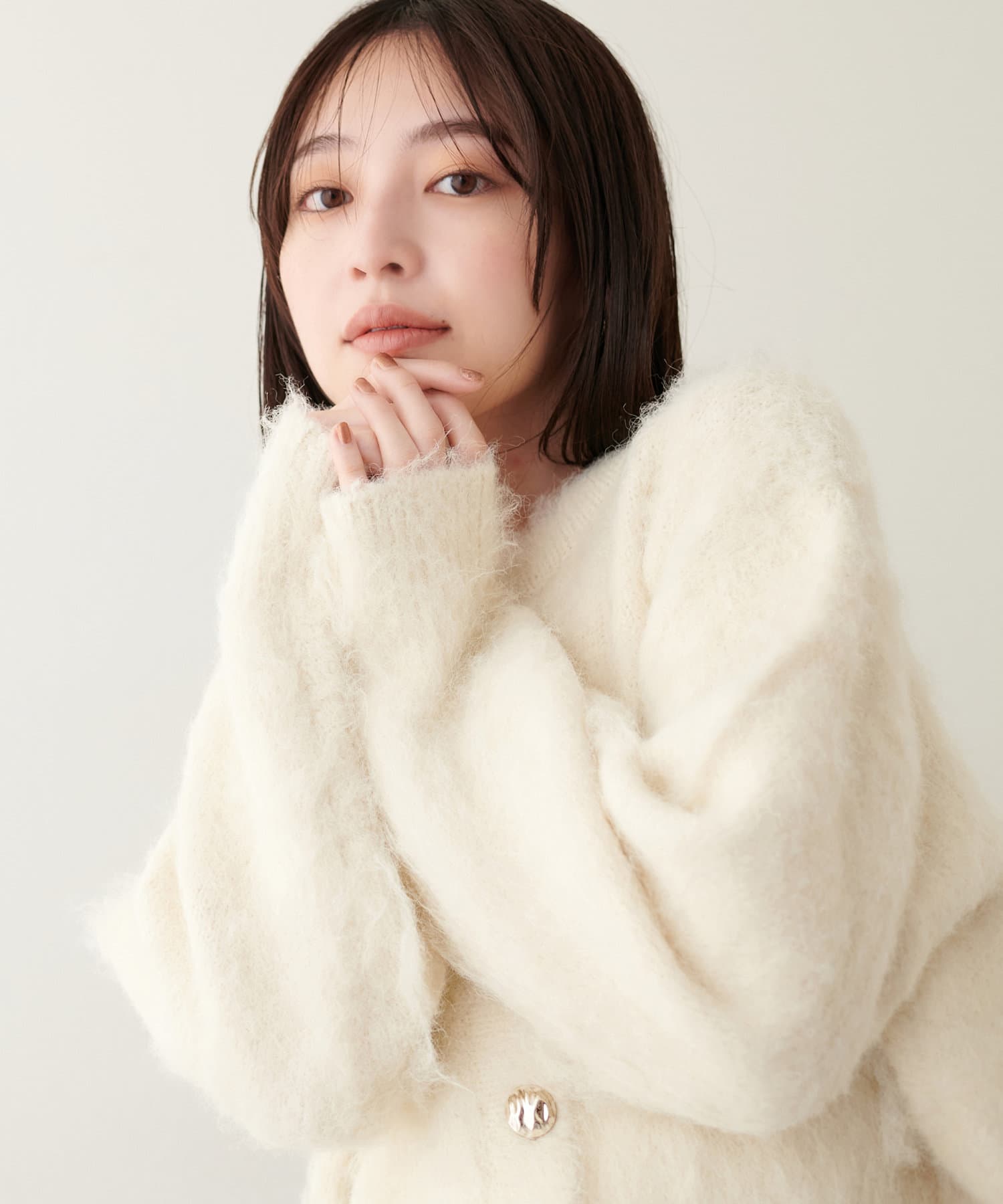 べこべこ金釦2WAYスタンドコート | natural couture(ナチュラル