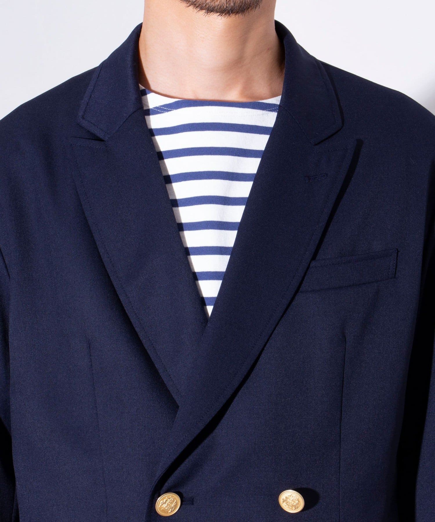 FREDY & GLOSTER(フレディ アンド グロスター) 【GLOSTER】NAVY BLAZER ブレザー 紺ブレ 金ボタン ダブル