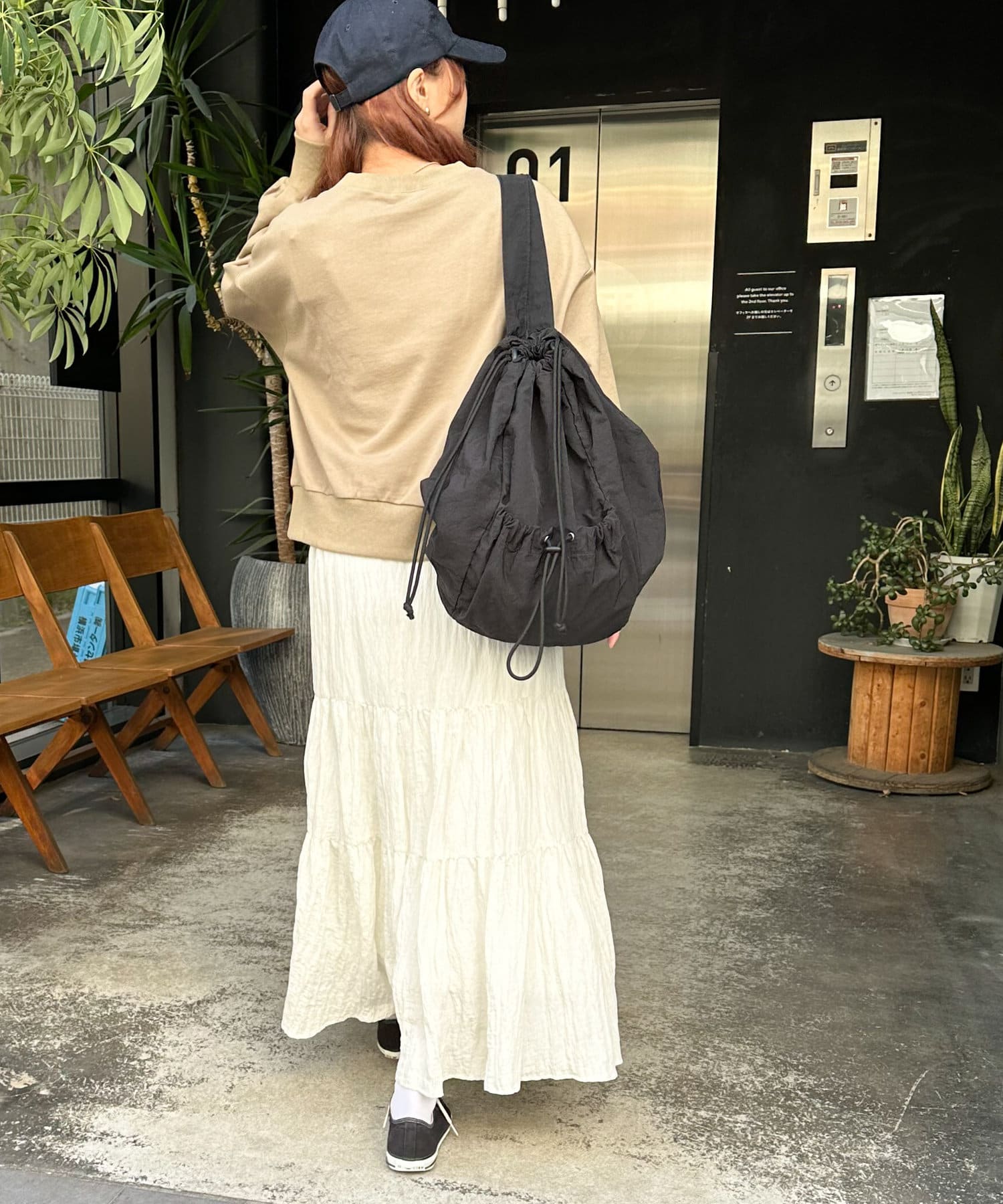 DISCOAT(ディスコート) 【WEB限定】カラーボリュームスリーブスウェット