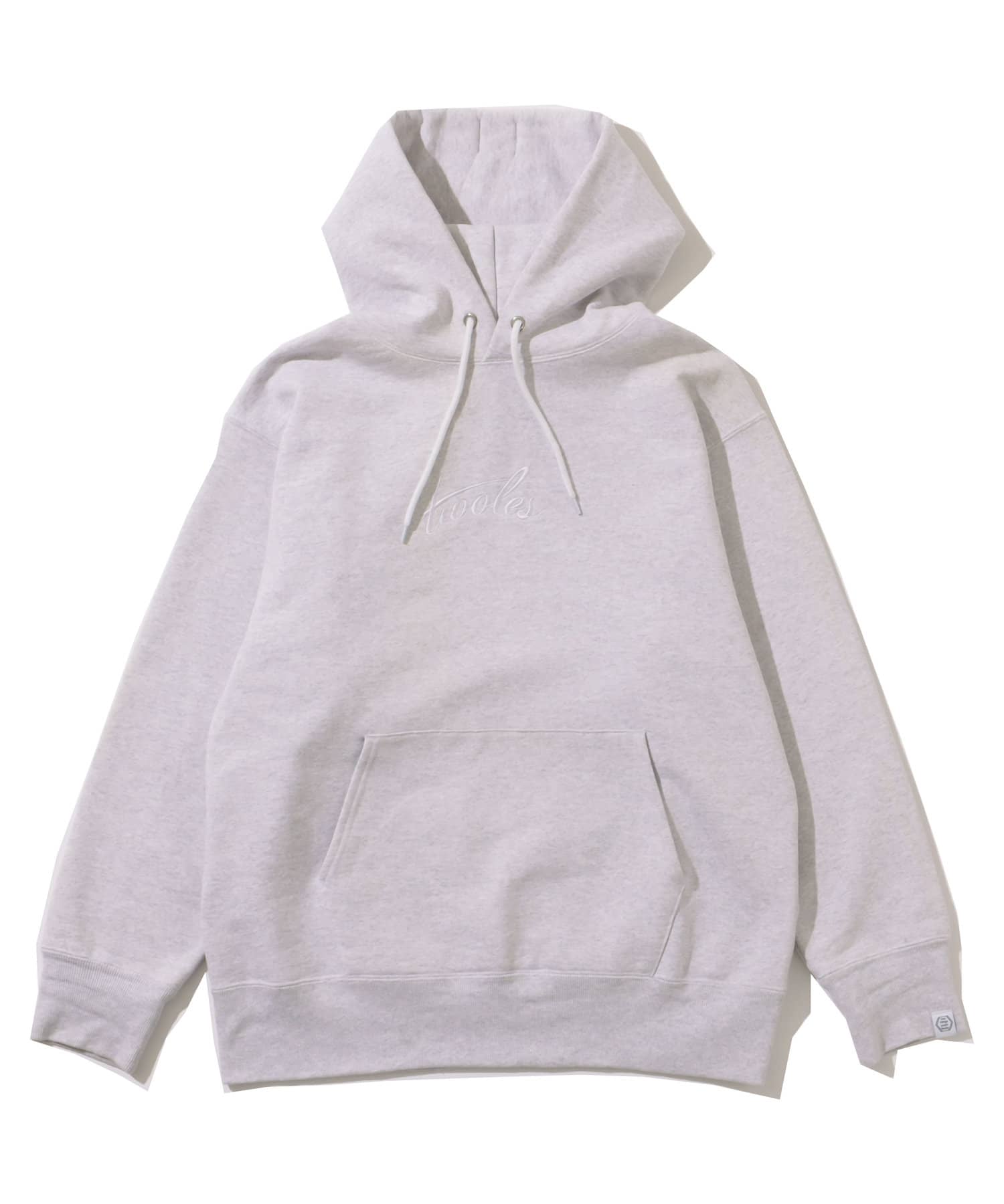OUTLET(アウトレット) 【twoles】ロゴ刺繍フーディ
