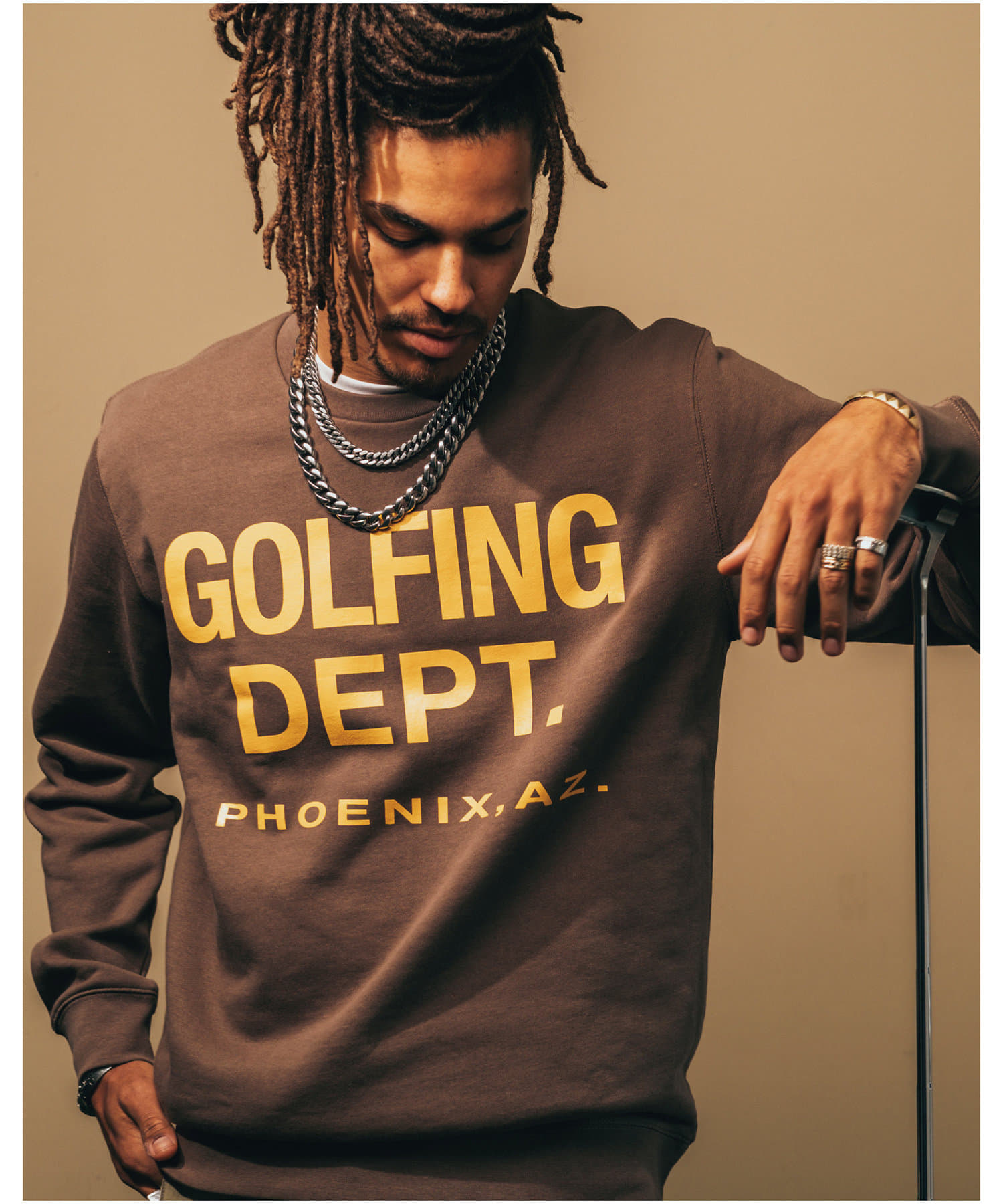 OUTLET(アウトレット) 【twoles】【DEVEREUX GOLF】LOGO SWEAT