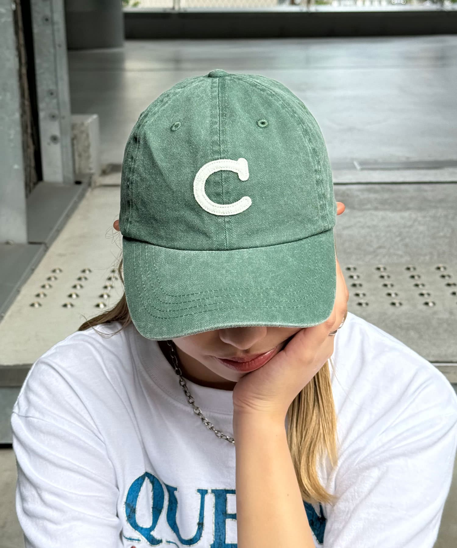 CIAOPANIC(チャオパニック) 【2024AW】ピグメントイニシャルワッペンCAP