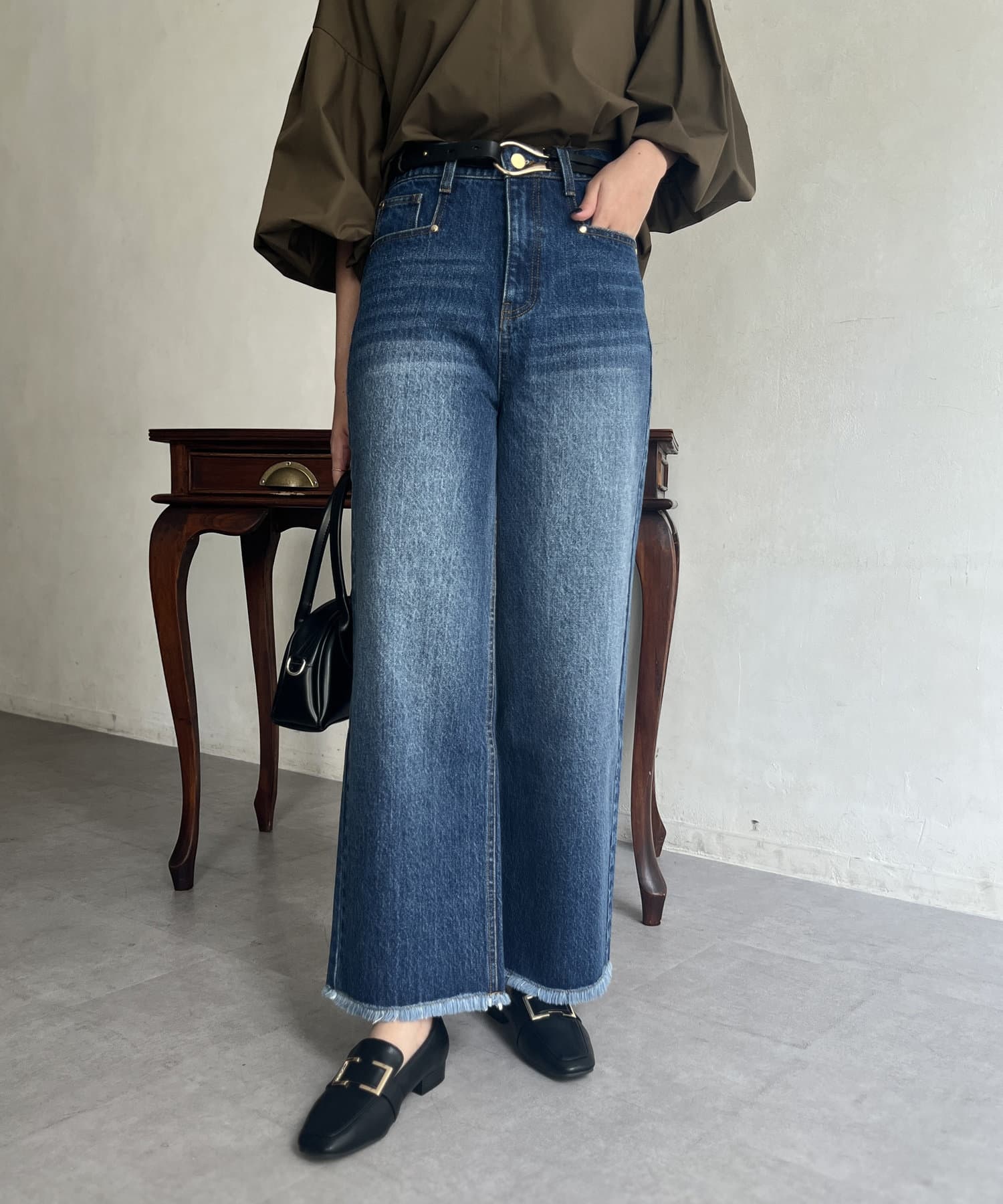 裾フリンジデニム | Chez toi(シェトワ)レディース | PAL CLOSET