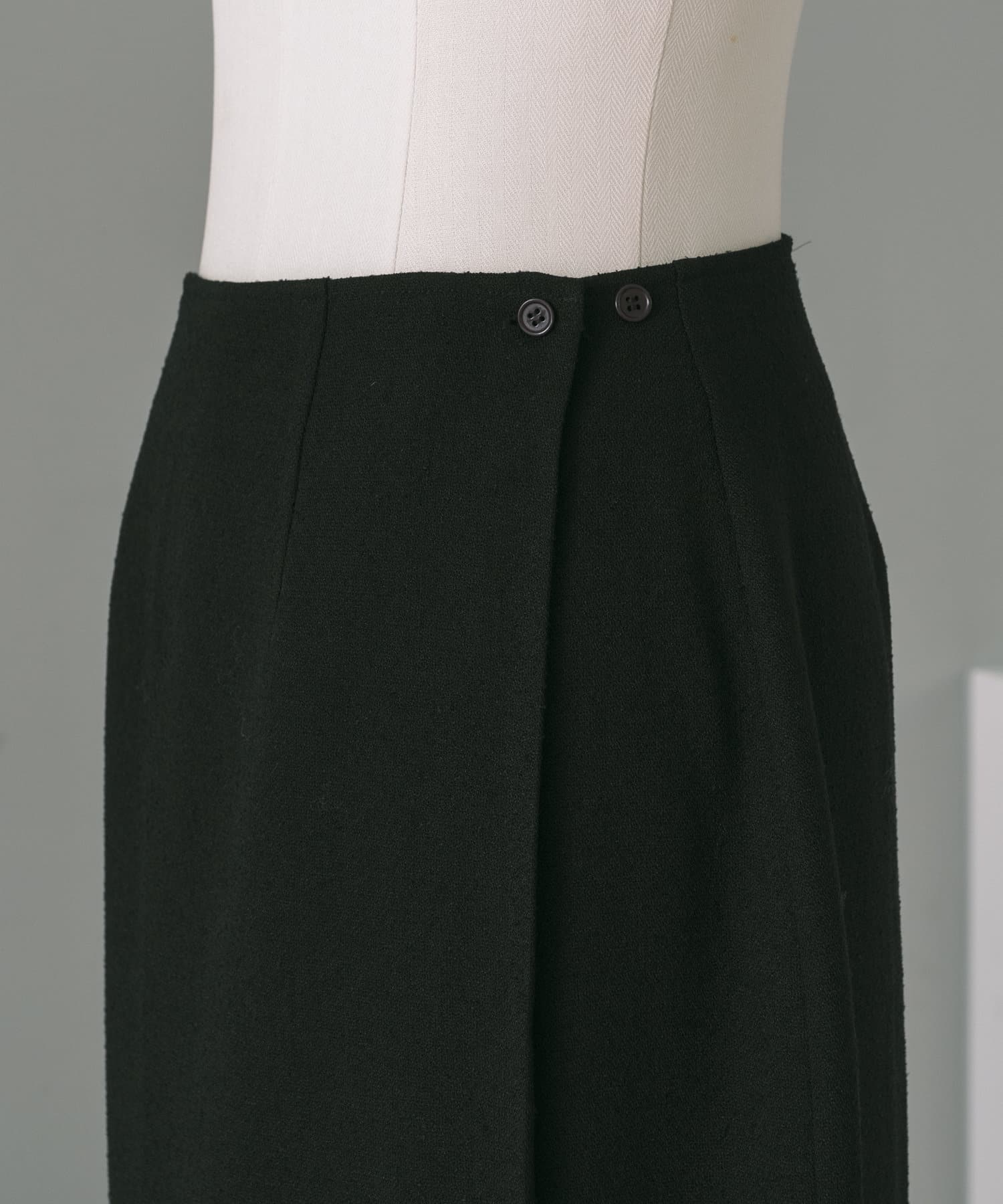 OUTLET(アウトレット) 【Pasterip】Nep long wrap skirt