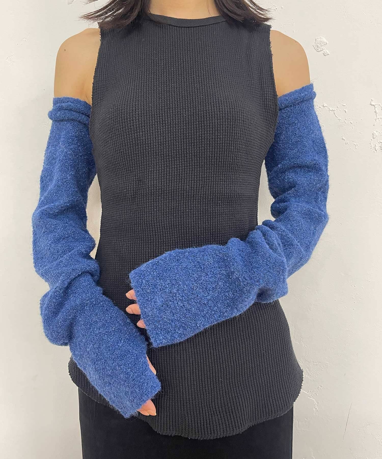 OUTLET(アウトレット) 【Pasterip】Loop yarn arm cover bolero