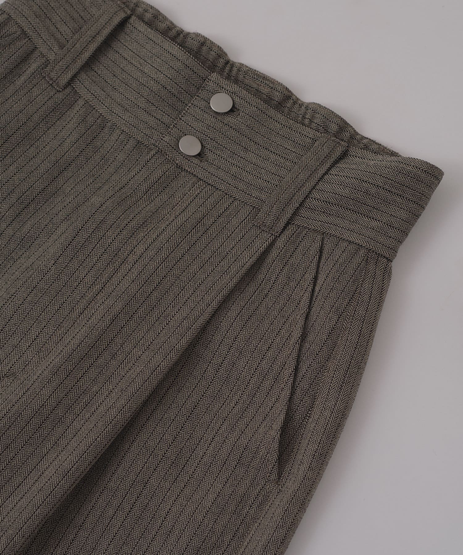 OUTLET(アウトレット) 【Pasterip】Mannish tweed tack pants