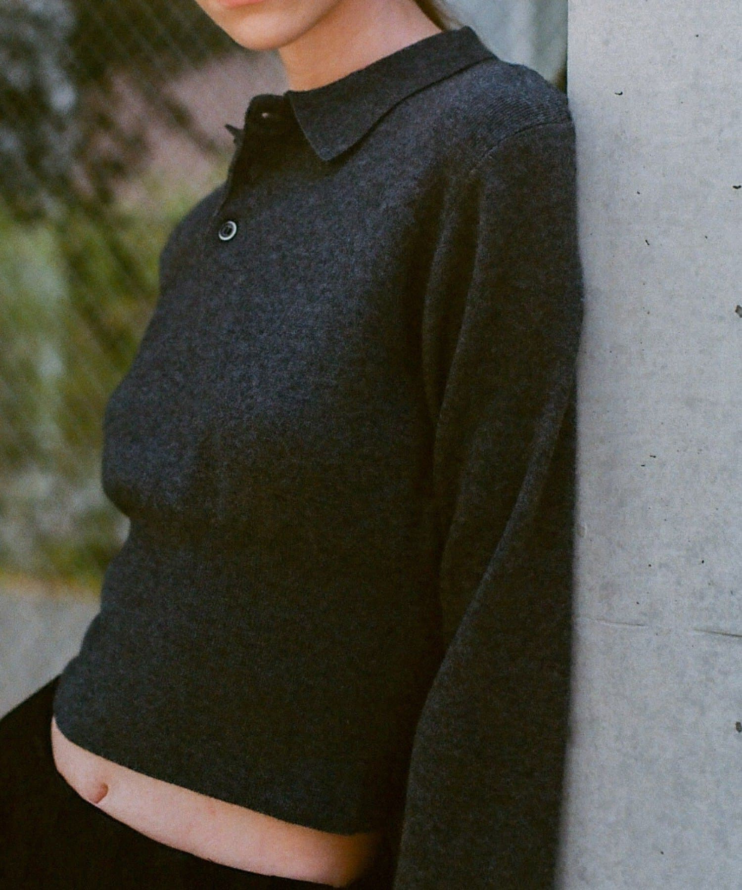 Pasterip】Wool CHIBI polo knit | OUTLET(アウトレット)レディース 