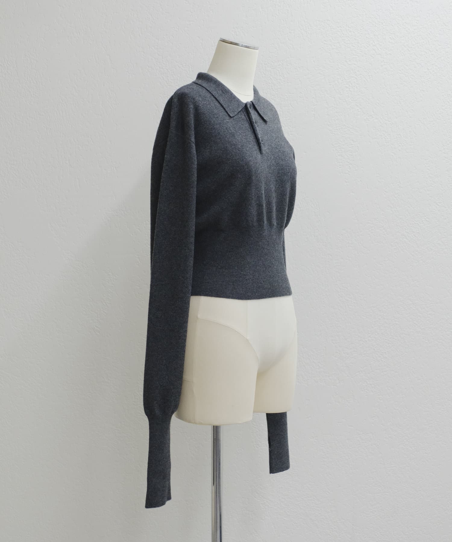 Pasterip】Wool CHIBI polo knit | OUTLET(アウトレット)レディース 