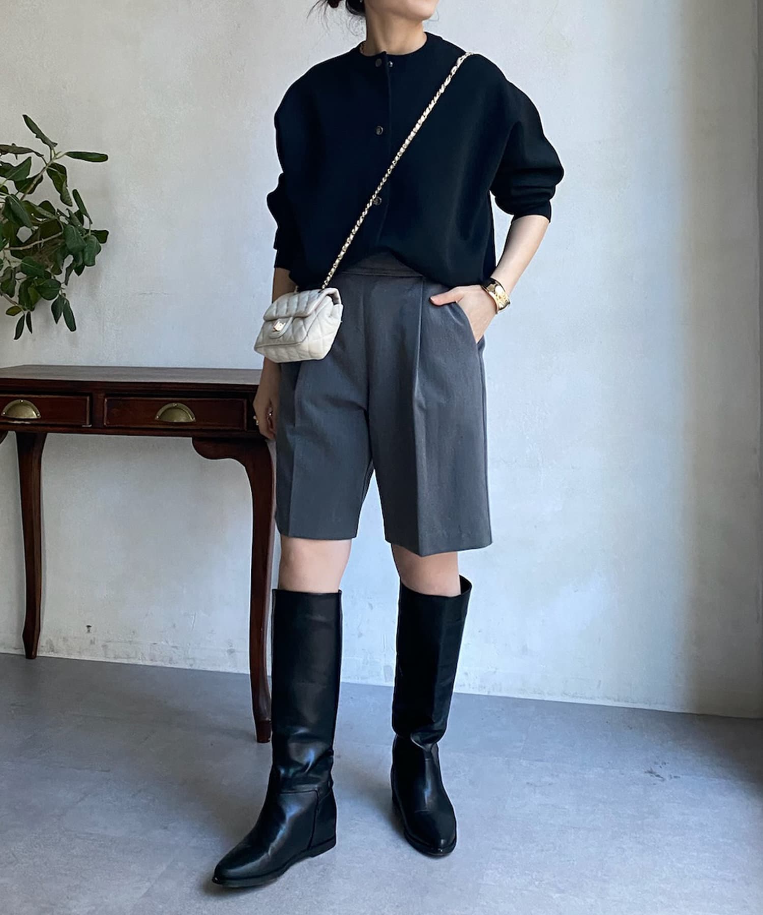 DouDou】センタープレスショートパンツ | OUTLET(アウトレット