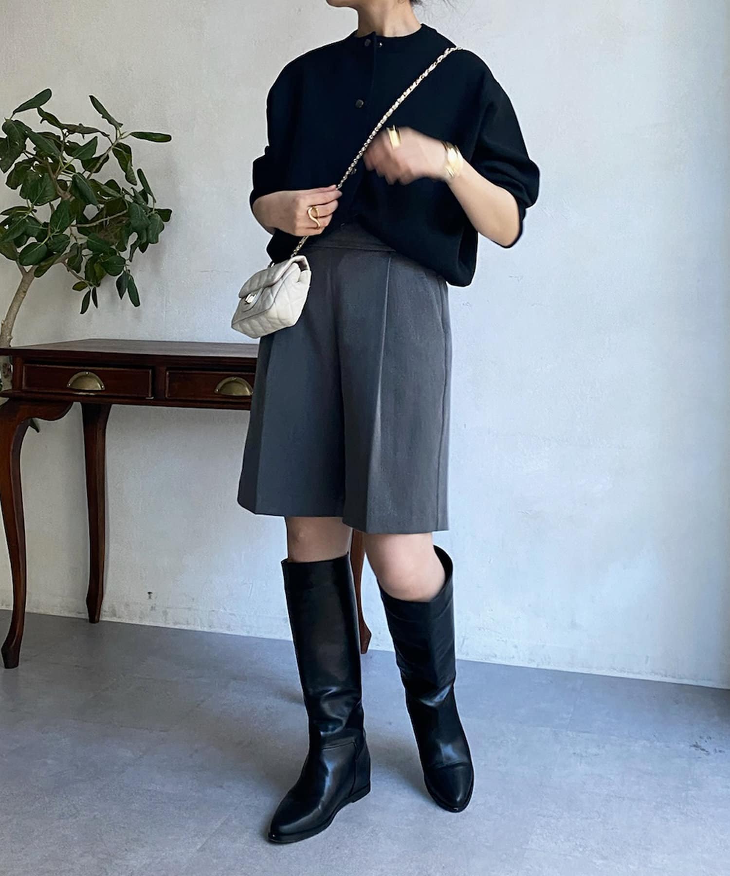 DouDou】センタープレスショートパンツ | OUTLET(アウトレット