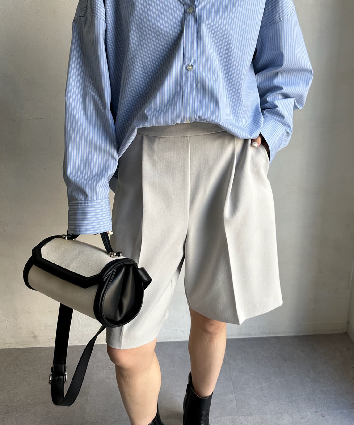 DouDou】センタープレスショートパンツ | OUTLET(アウトレット