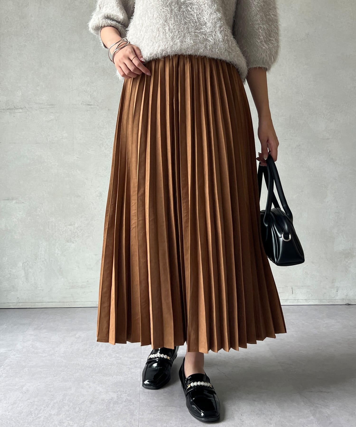 ピーチスキンプリーツスカート | Chez toi(シェトワ)レディース | PAL