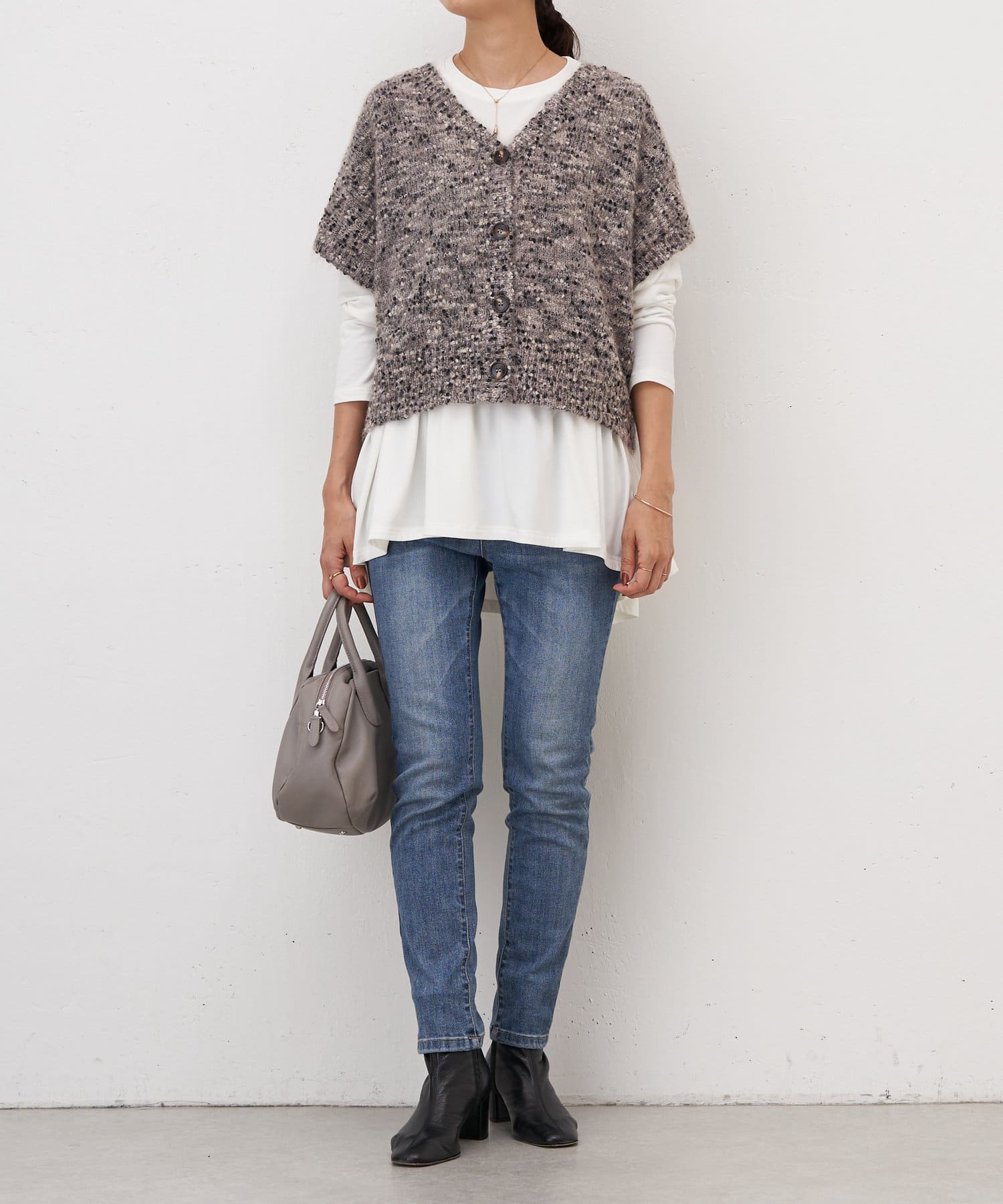 【新品】ビアズリー BEARDSLEY カラーネップベスト BEARDSLEY カラーネップベスト