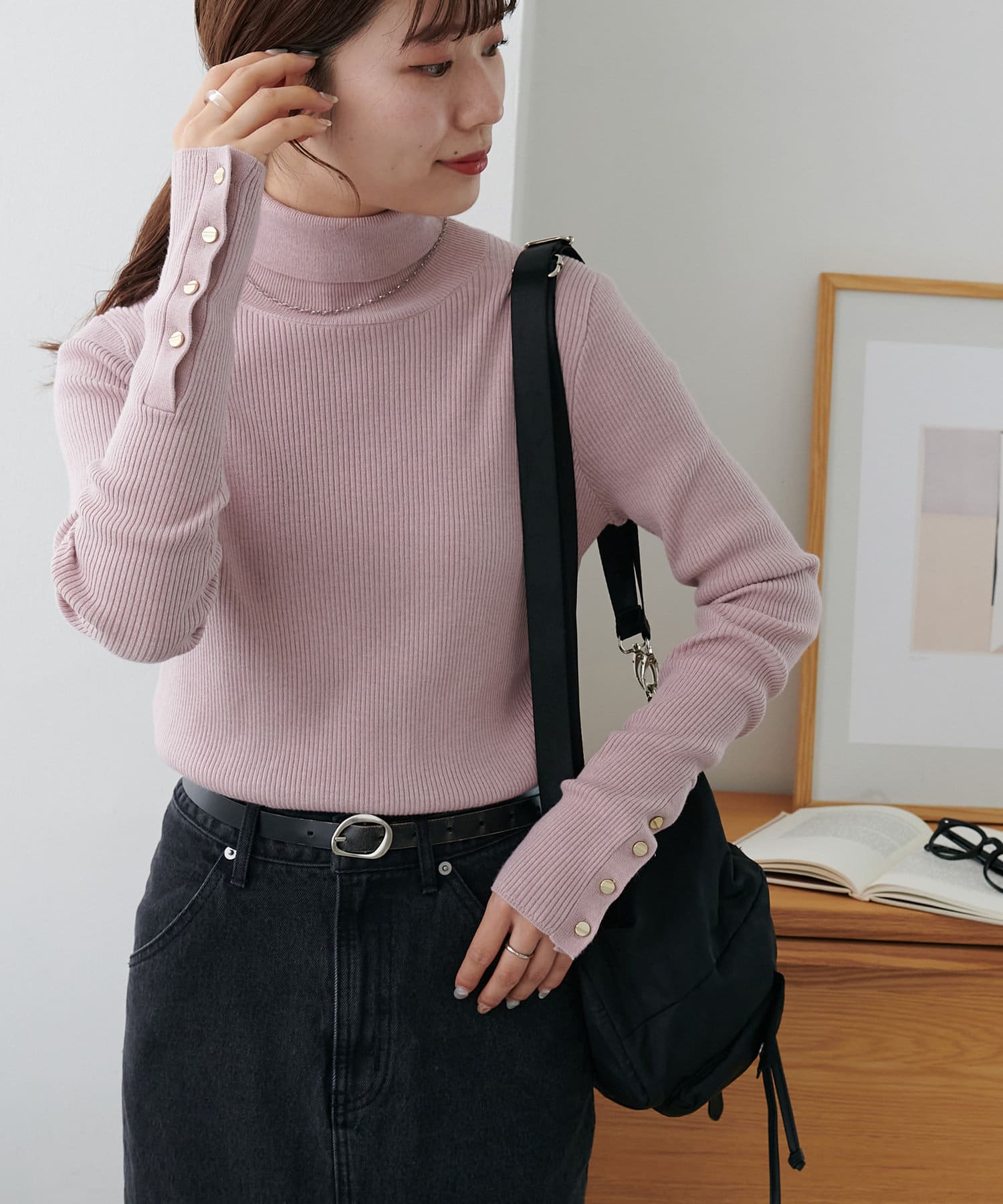 定価12100円　2WAYタートルリブニット アイボリー 定価12100円 2WAYタートルリブニット アイボリー - メルカリ