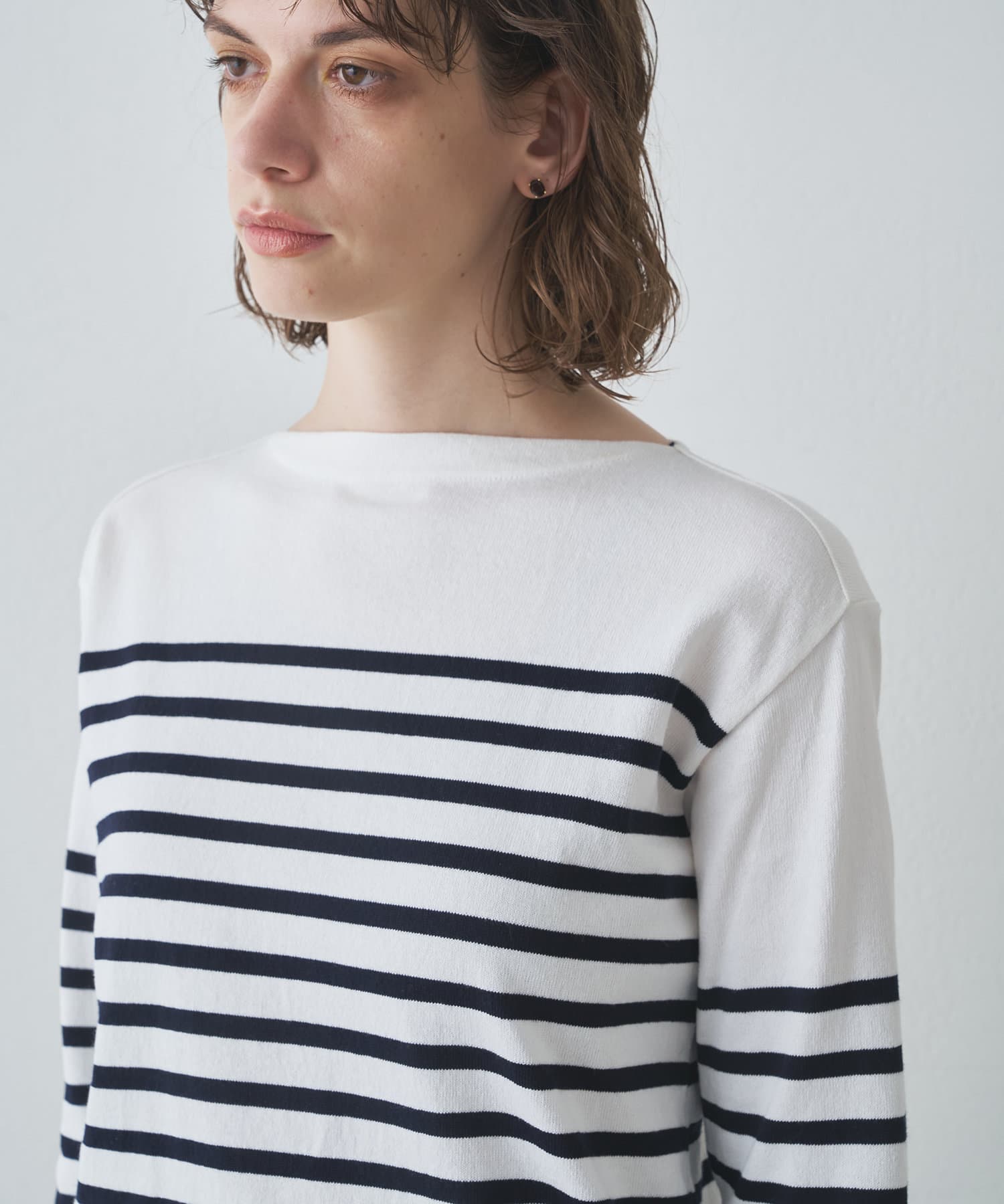 MADISONBLUE/BORDER BOAT NECK PO | Drawing Numbers(ドローイング 