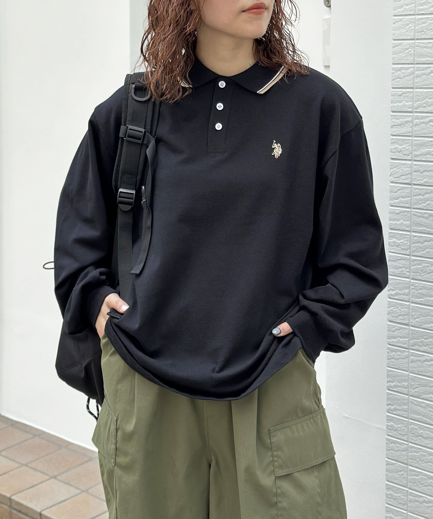 CPCM(シーピーシーエム) 【U.S. POLO ASSN.】1P刺繍ポロシャツ