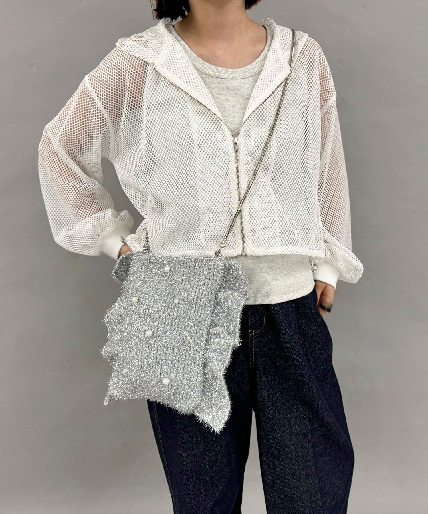 maje シャイニーニットカーディガン maje シャイニーニットカーディガン