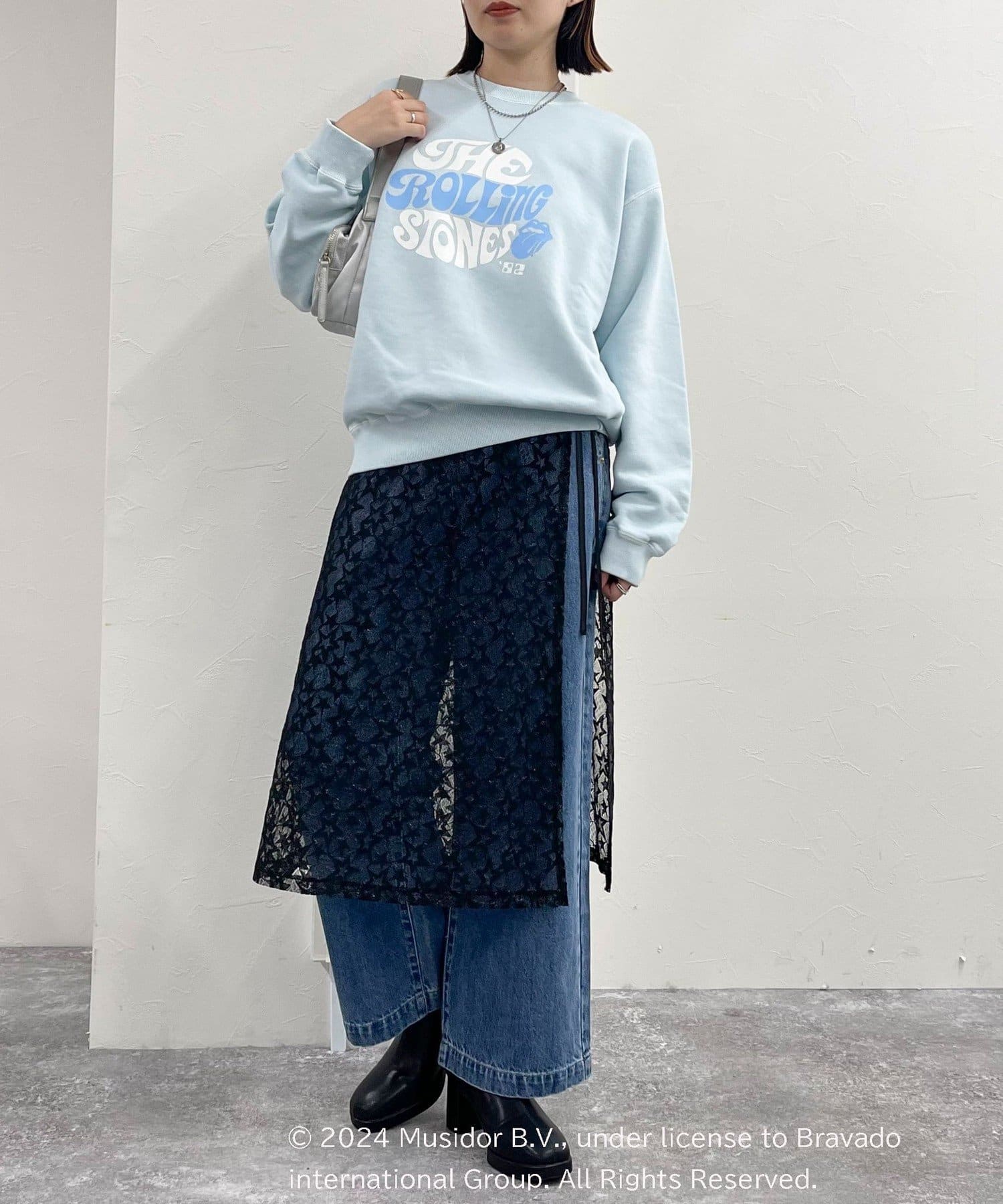 tシャツ 「GOOD ROCK SPEED/グッドロックスピード」BANDプリント裏毛スウェット レディース GOOD ROCK SPEED/グッドロックスピード】BANDプリント裏毛