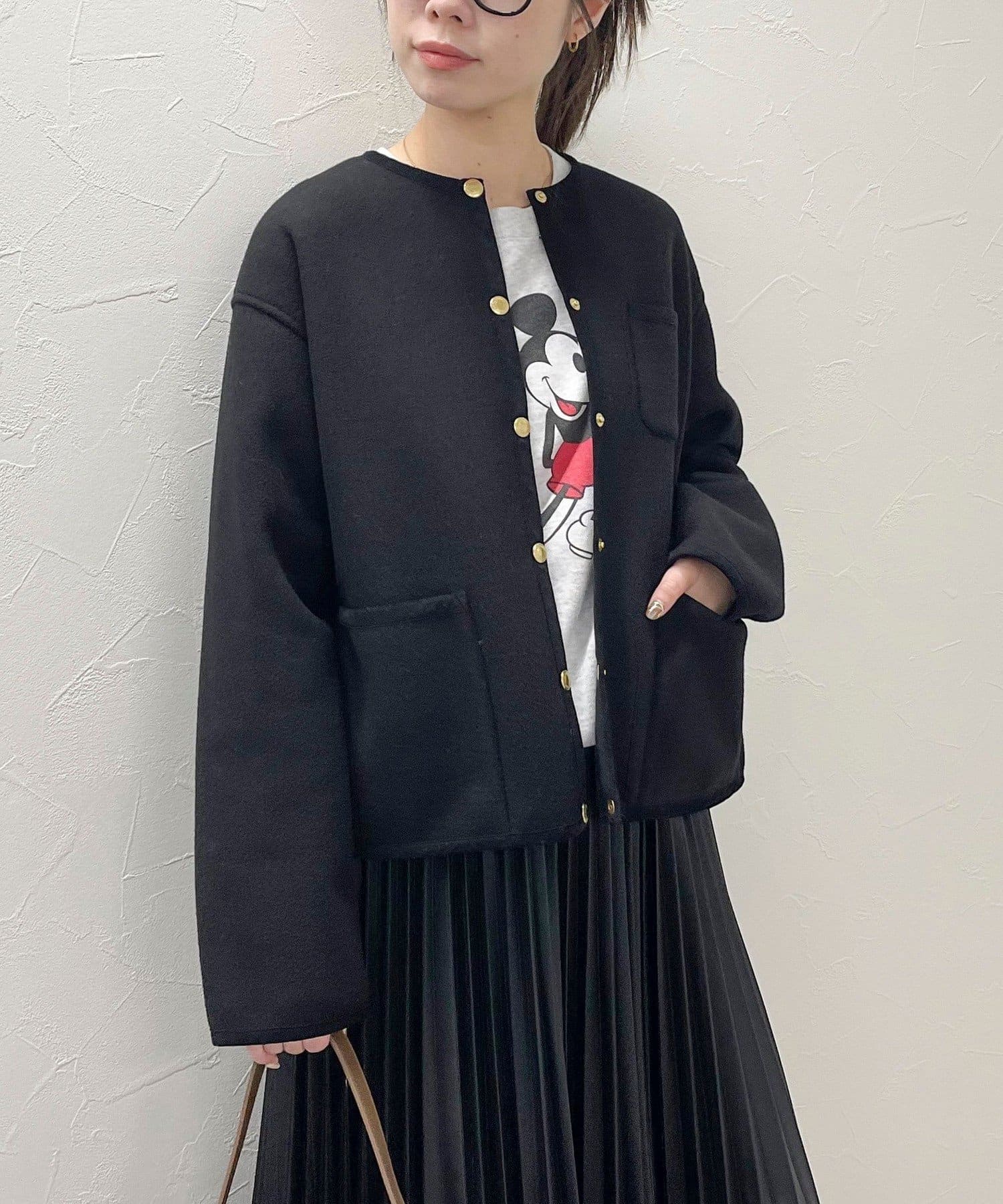 別注】ARKLEY A-LINE W-FACE JERSEYコート | FREDY & GLOSTER