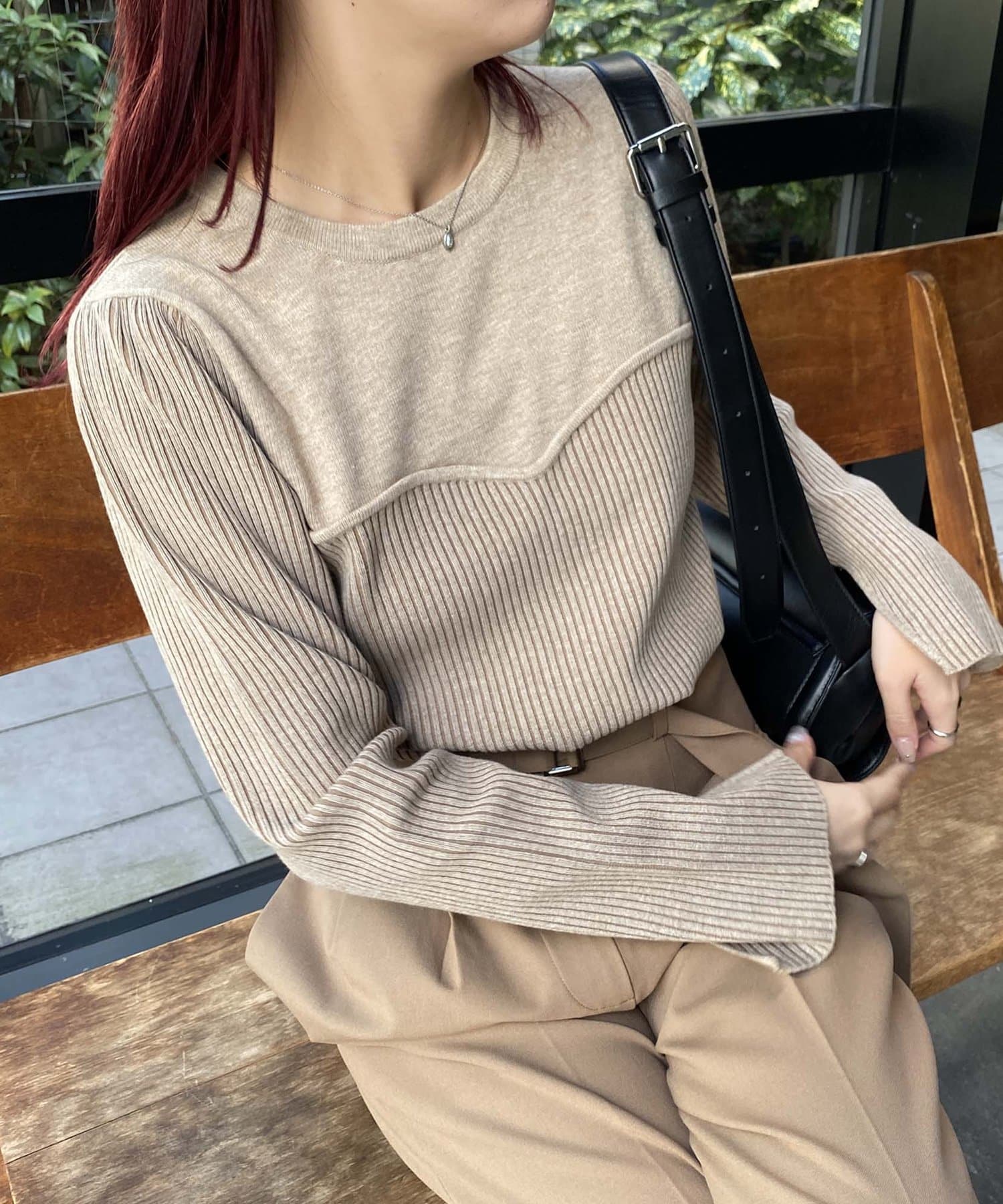 CAPRICIEUX LE'MAGE】ビスチェ切替プルオーバー | OUTLET(アウトレット