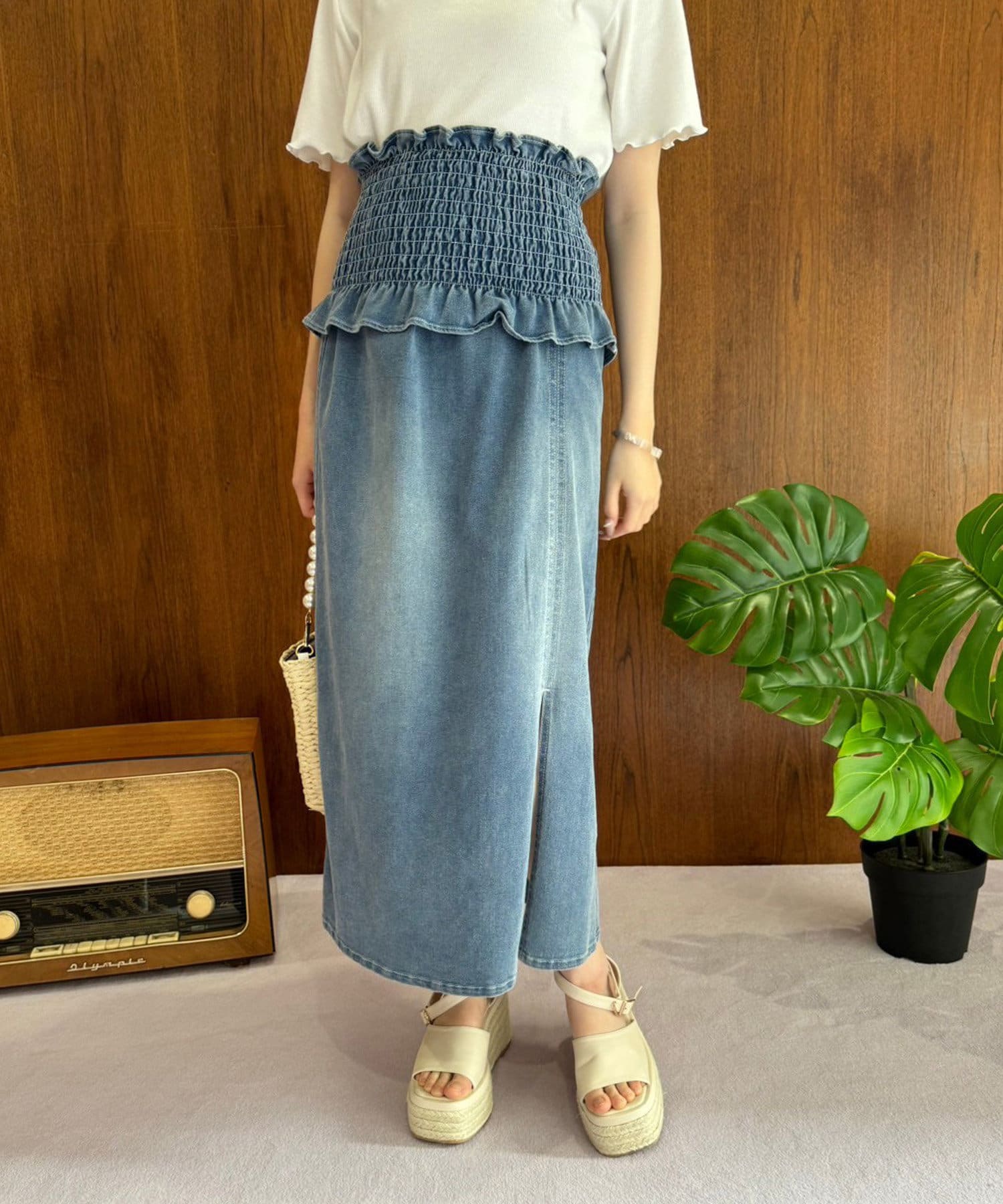 【susan cianciolo】 ニットビスチェ/スカート SNIDEL/スナイデル | . ⁡ SNIDEL 2025 SUMMER COLLECTION ⁡ ⁡ NEW