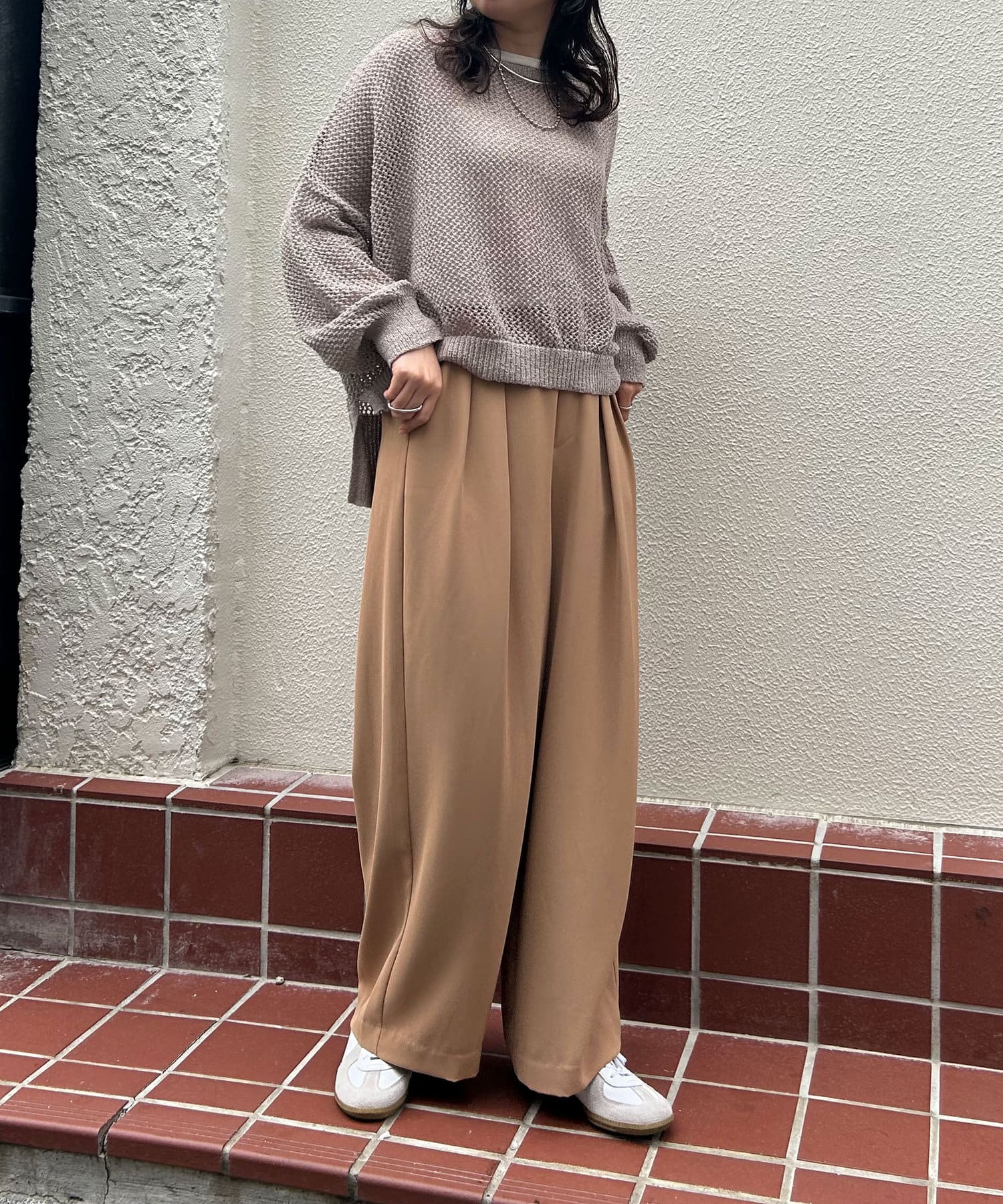 新品　Jena　espace merveilleux メタリックメッシュニット メタリックメッシュニット | Jena espace merveilleux(ジェナ