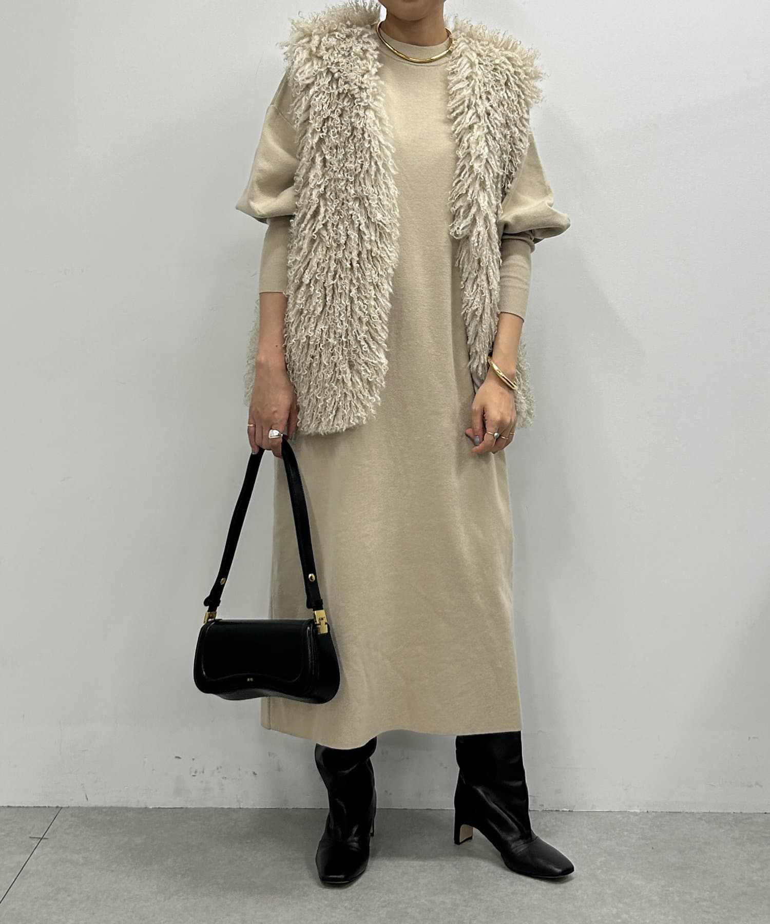 Loungedress】パフニットワンピース | OUTLET(アウトレット)レディース