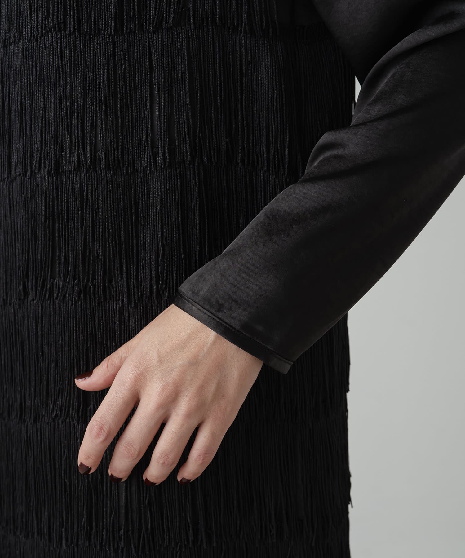 OUTLET(アウトレット) 【Loungedress】フリンジワンピース