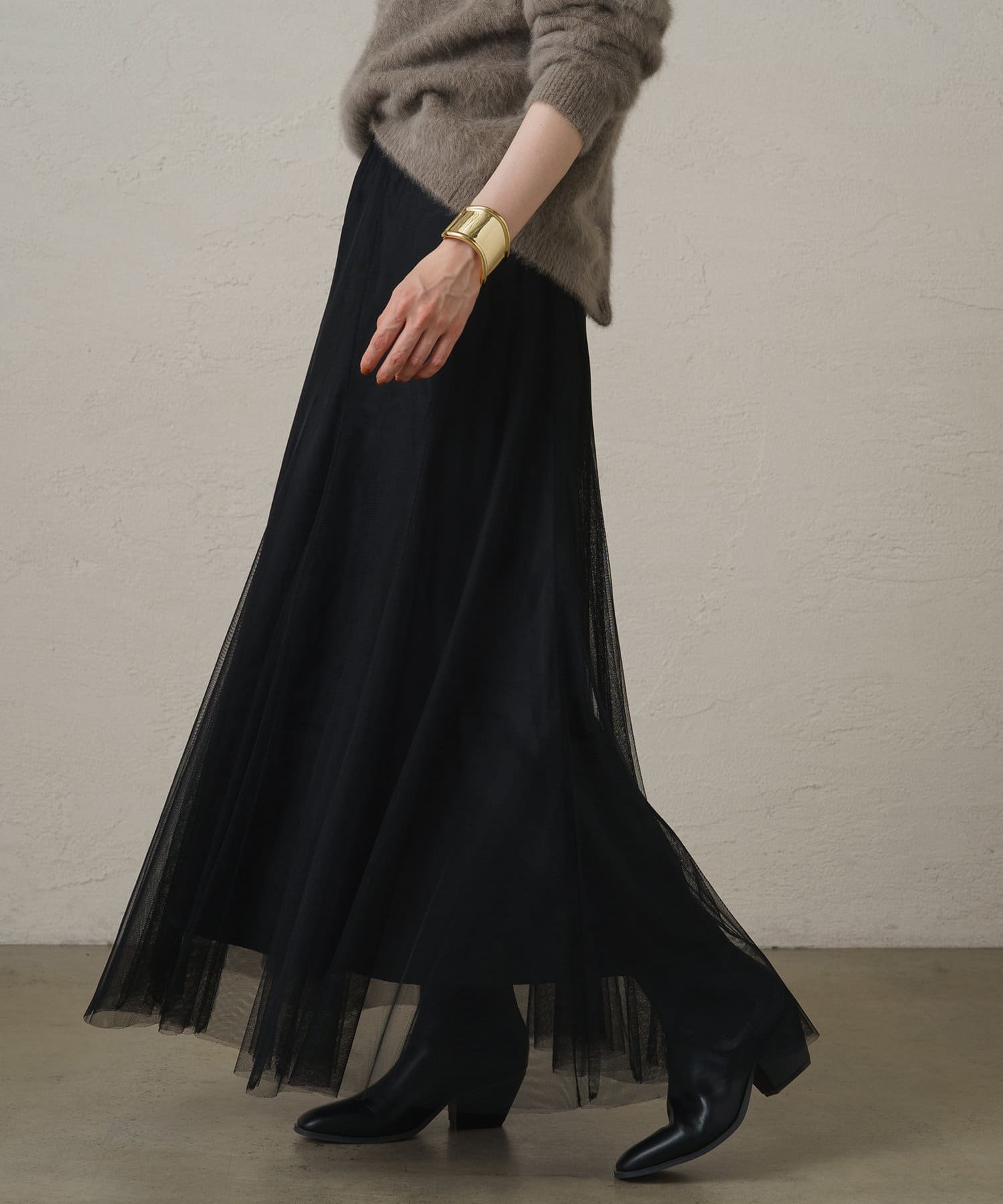 Loungedress】チュールフレアスカート | OUTLET(アウトレット  