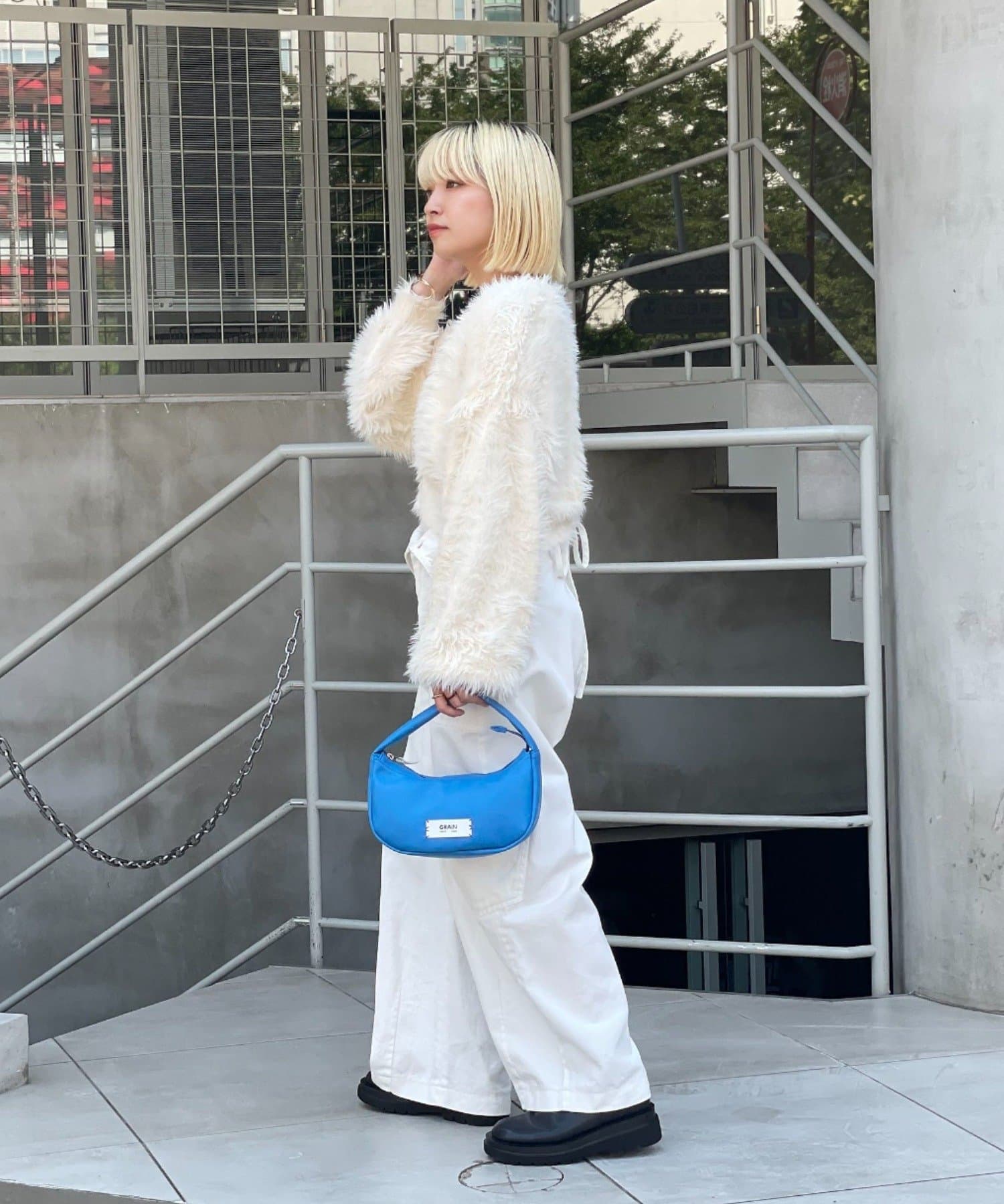 OUTLET(アウトレット) 【Ciaopanic】【リバーシブル】ファンシーシャギーニットカーディガン