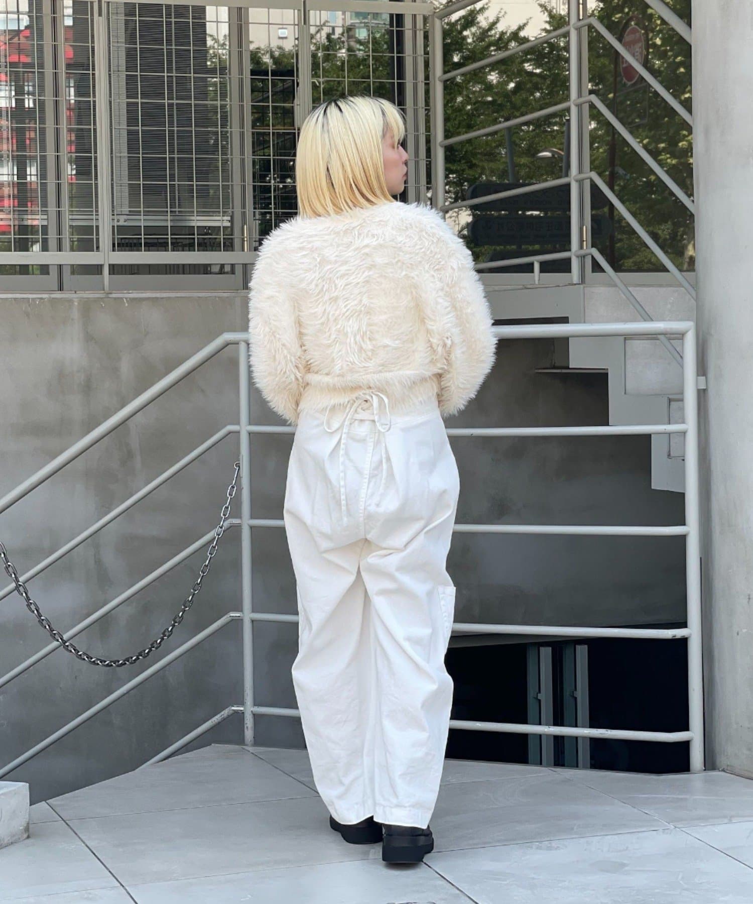 OUTLET(アウトレット) 【Ciaopanic】【リバーシブル】ファンシーシャギーニットカーディガン